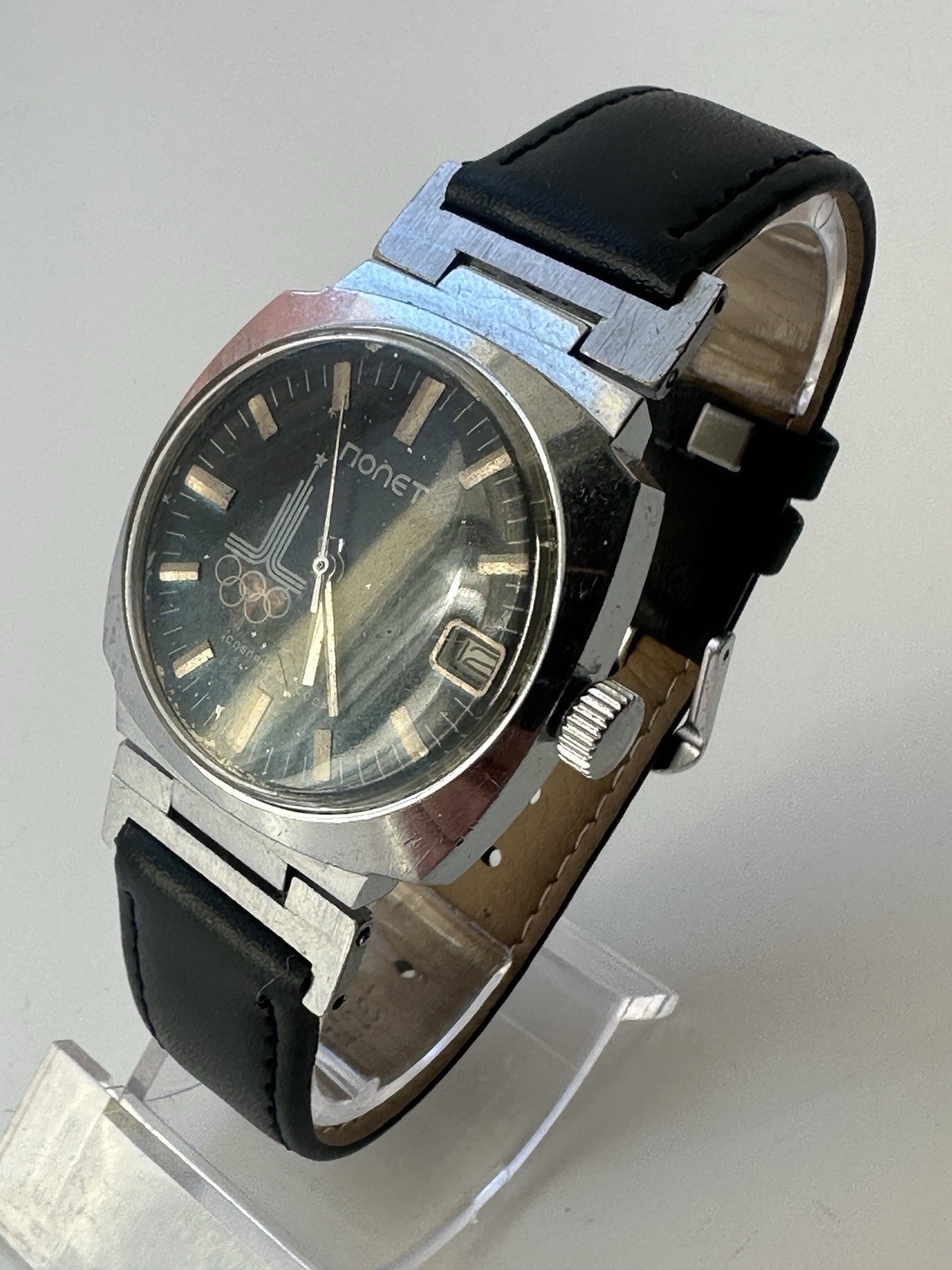 Poljot Olympian Congress USSR Wrist Watch 2614.2H 17 Jewels 1980s