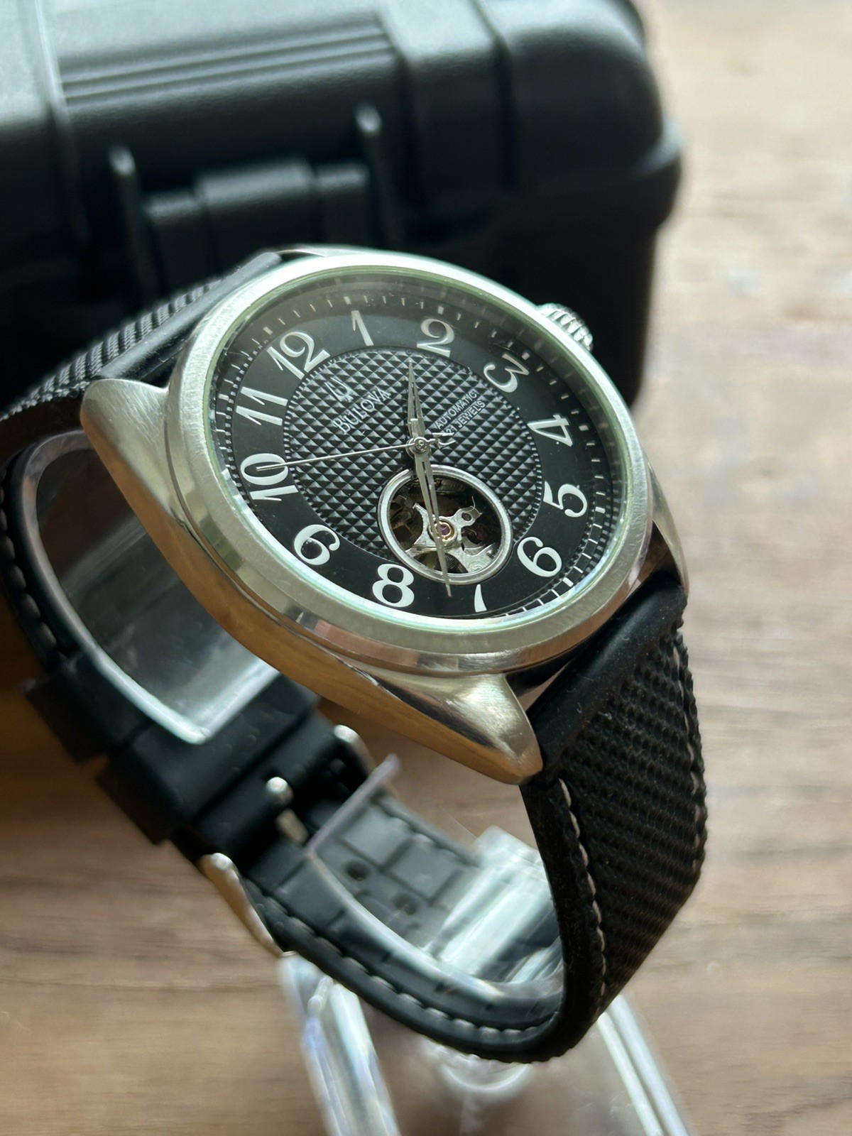Bulova BVA C869983/96A125 – Men’s Automatic Open-Heart Wristwatch