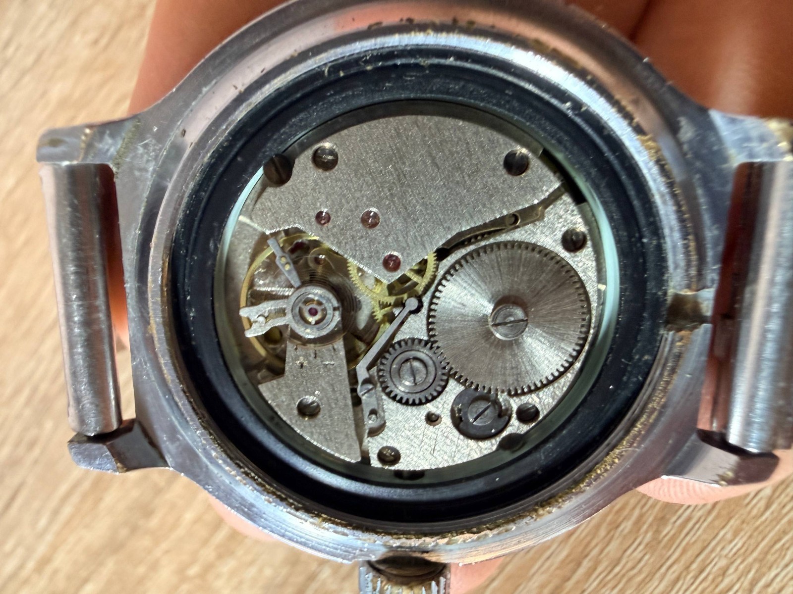 RARE Vintage Vostok Ukraine Police MVS DAI 60 Years 2414A Mechanical Watch 1996