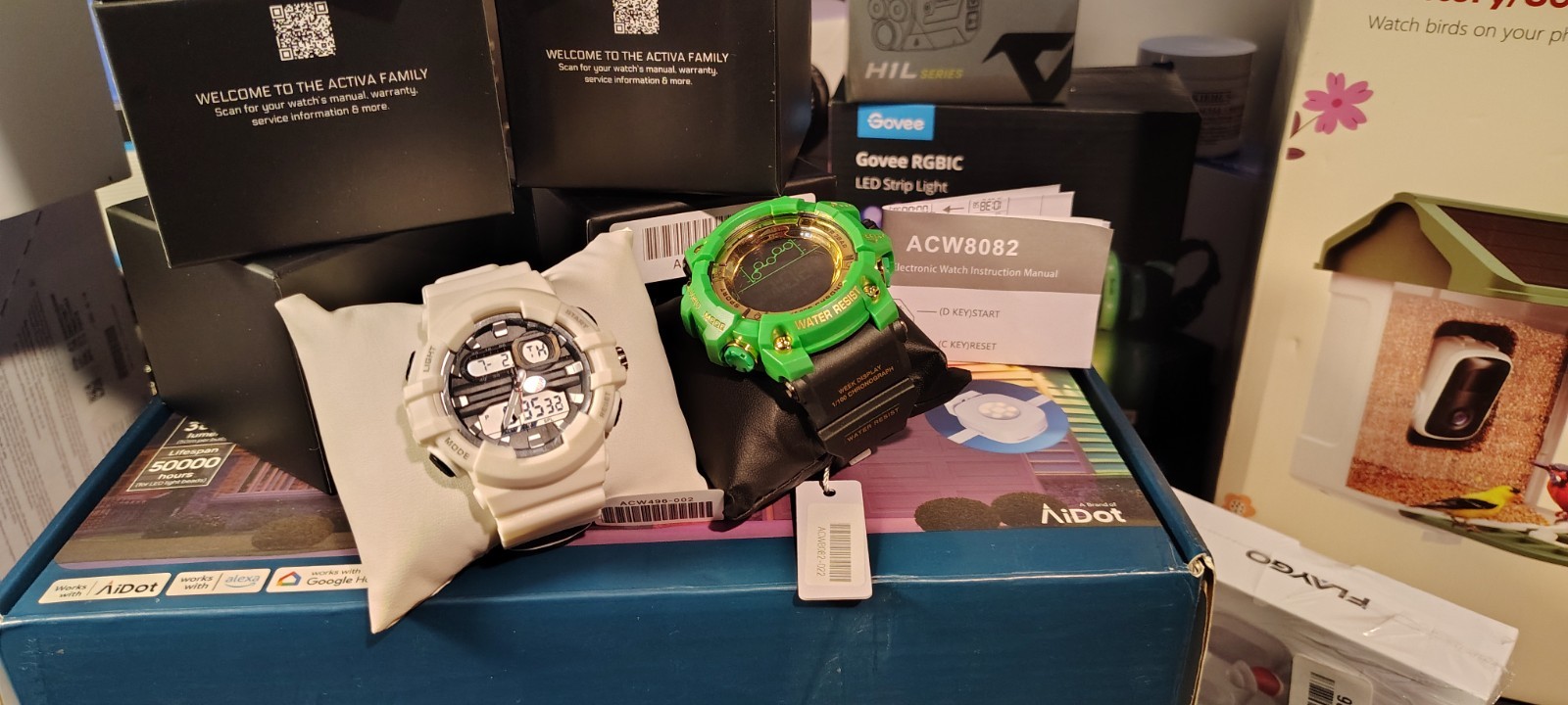 Activa X Invicta Men’s Digital Watch DEAL! The Green Hulk & Frosty White. BOTH!