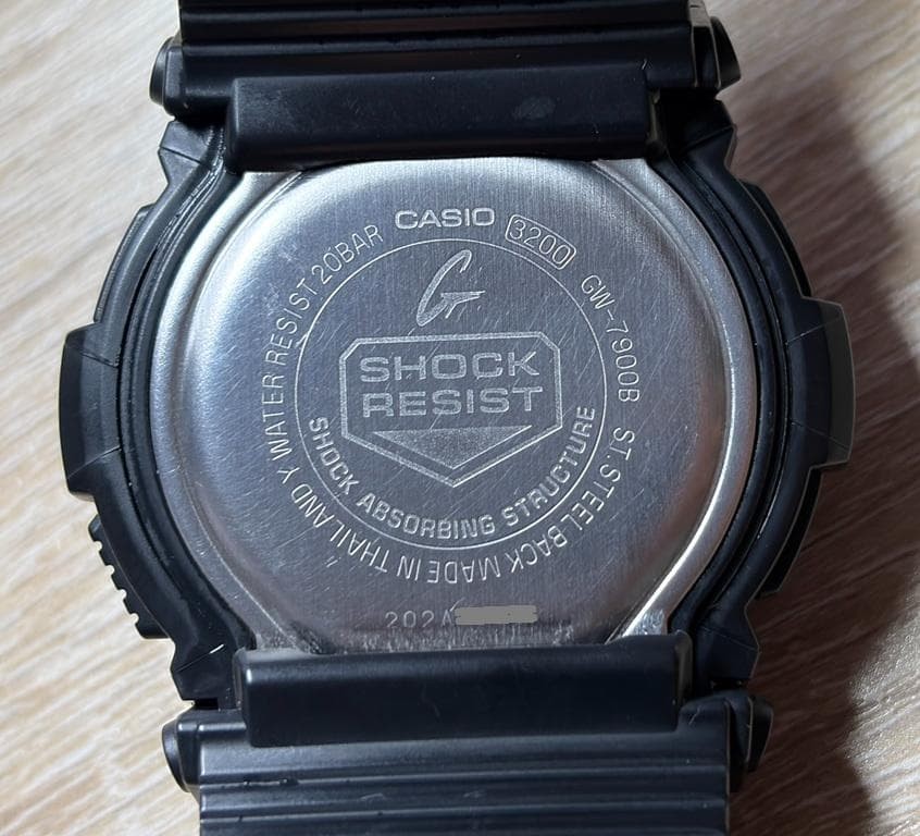 Casio G-Shock GW-7900B-1AJF Radio-Controlled Solar Tide Graph Watch 【USED】
