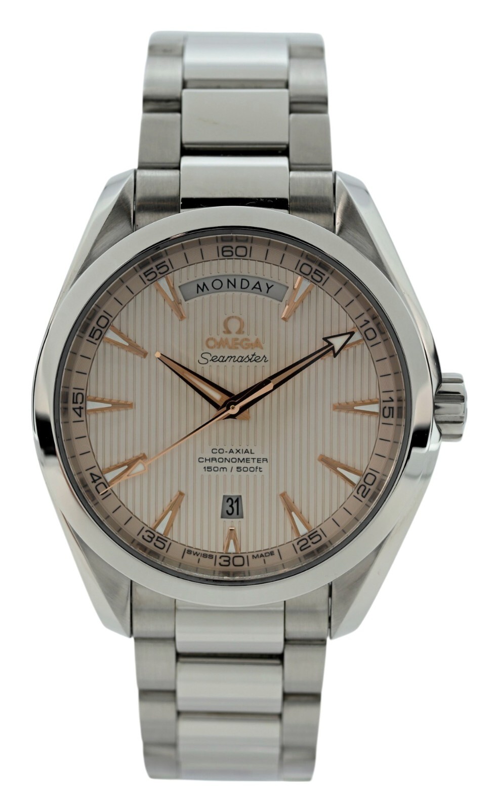 Omega 41.5mm Men’s Seamaster Aqua Terra Co-Axial 150M Watch 231.10.42.22.02.001!