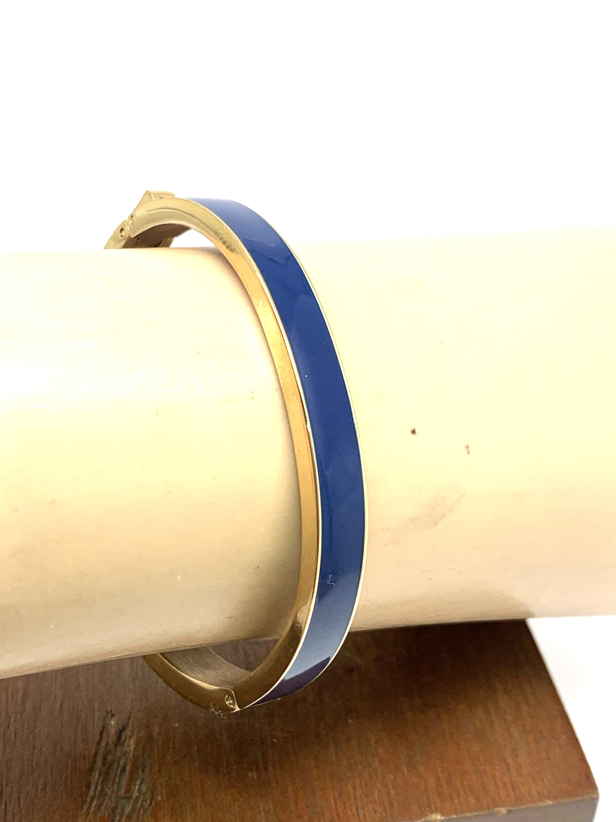 Tory Burch Women’s Watch TBW1400 Kira Gold Blue Dial Bangle Petite 22mm Steel