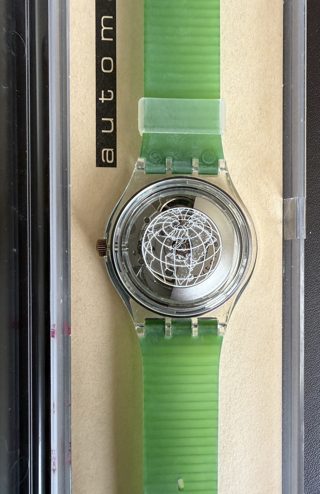 EARTH SUMMIT Vintage 1992 SWATCH Automatic SAK102 SPECIAL EDITION