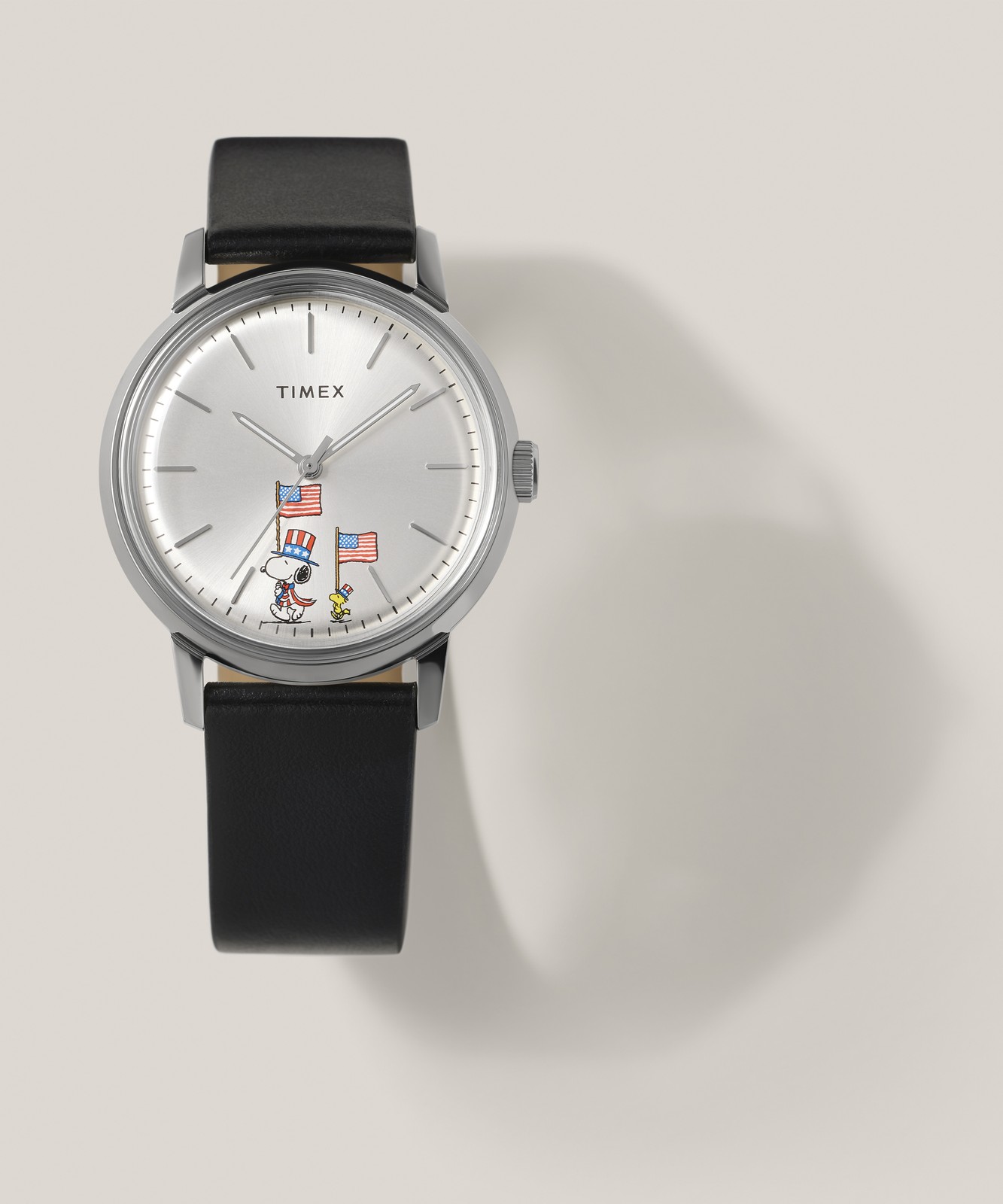 Timex Black Mens Analogue Watch Peanuts Marlin TW2Y50300