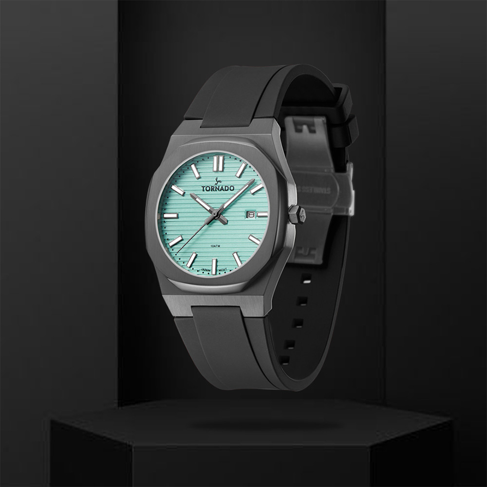 Tornado Spectra Men’s Analog Watch | Blue Dial, 40mm, 100 m (10 ATM)