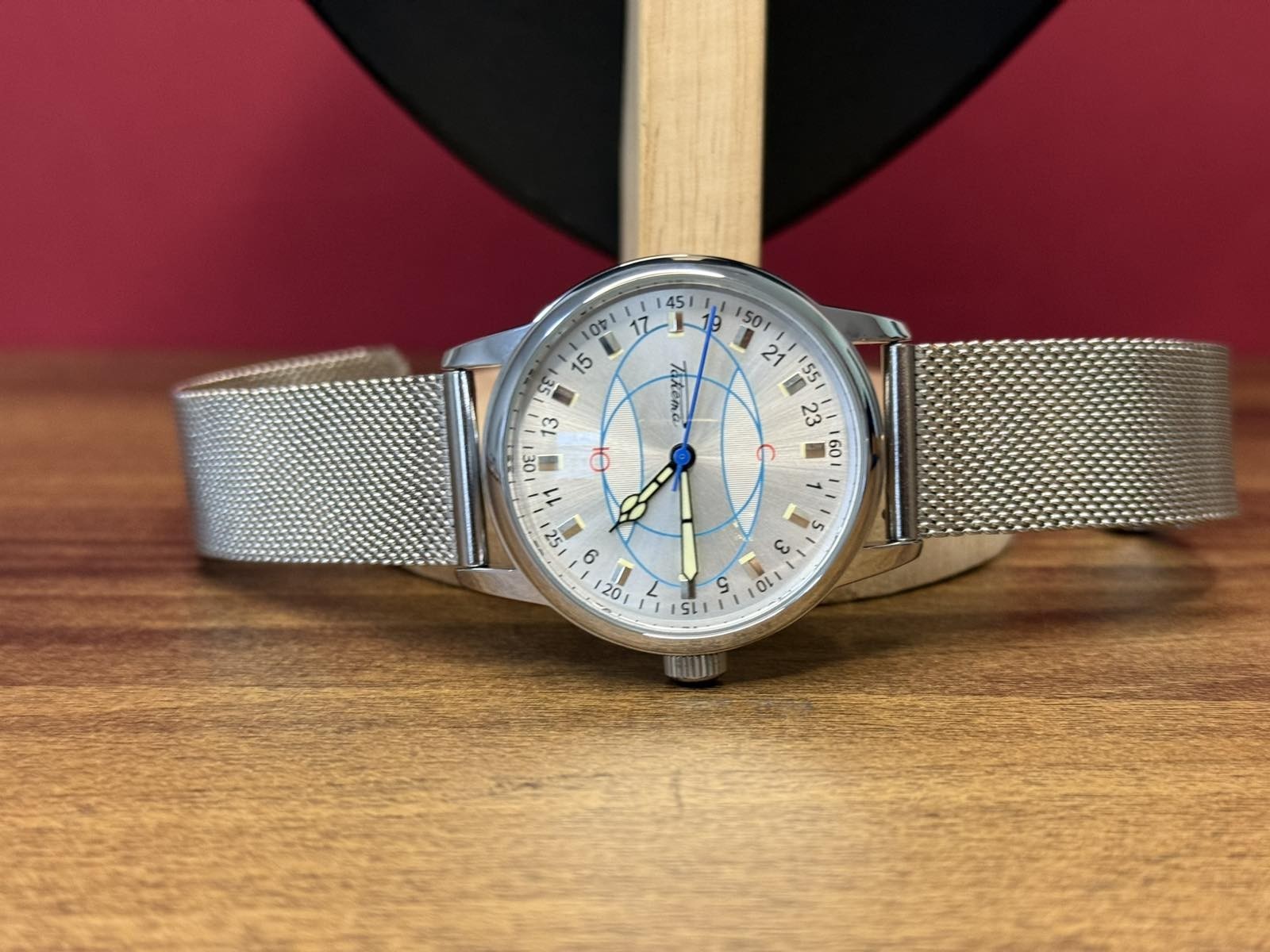 Watch Rakets 24h Mechanical Wrist Polar Men’s Russian Soviet USSR Strap Silver