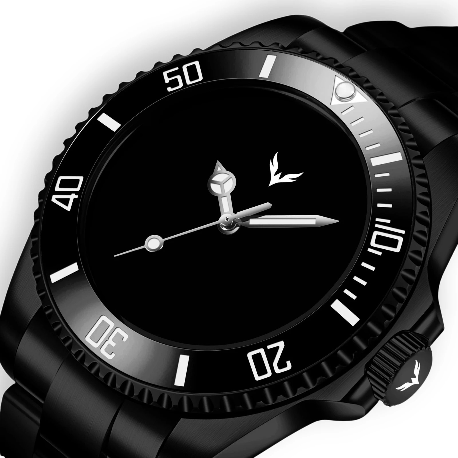 Fenice Subtrack Silente Automatic Black Void Watch 10 ATM Miyota