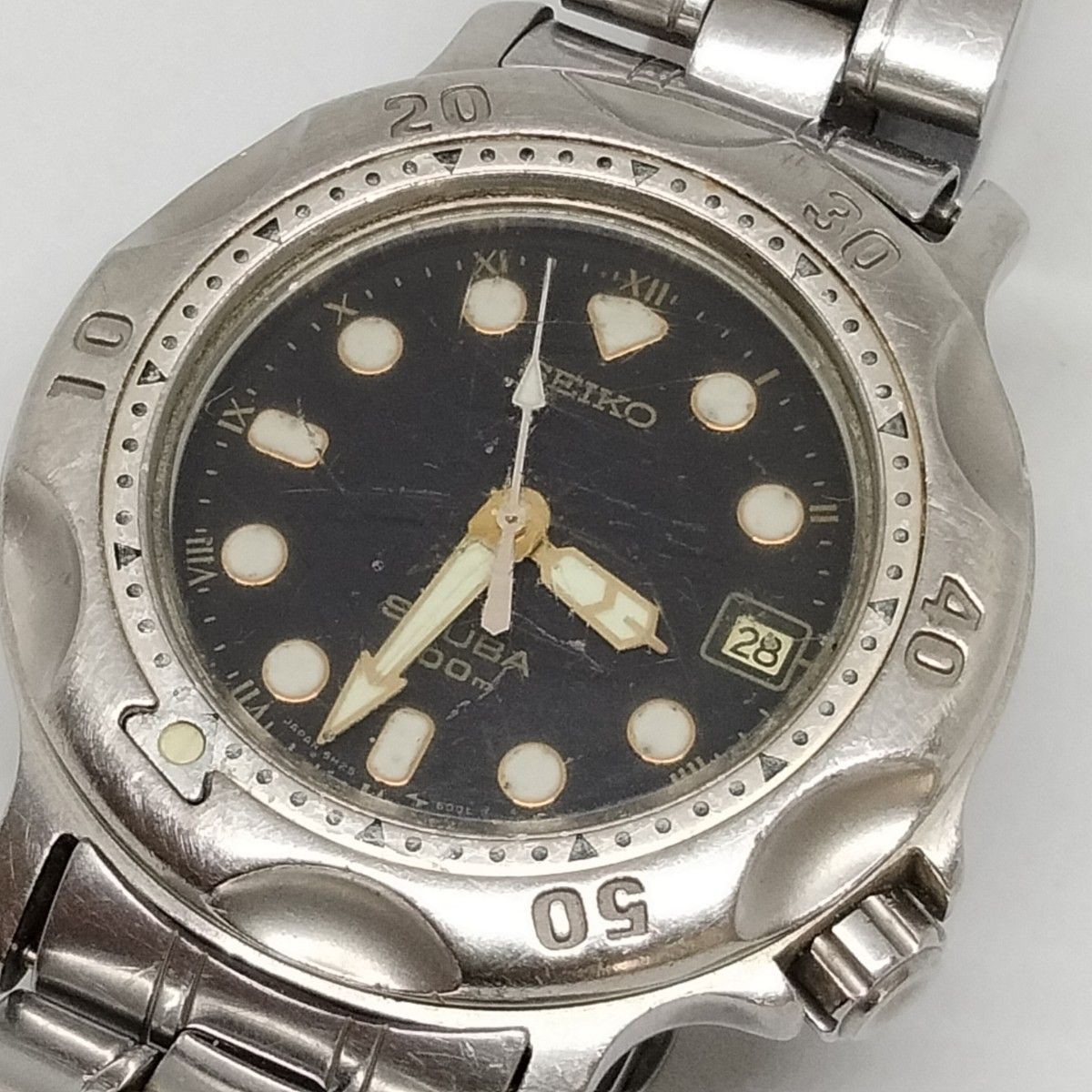Operational SEIKO SCUBA 5H25 6000 Diver s Watch 380