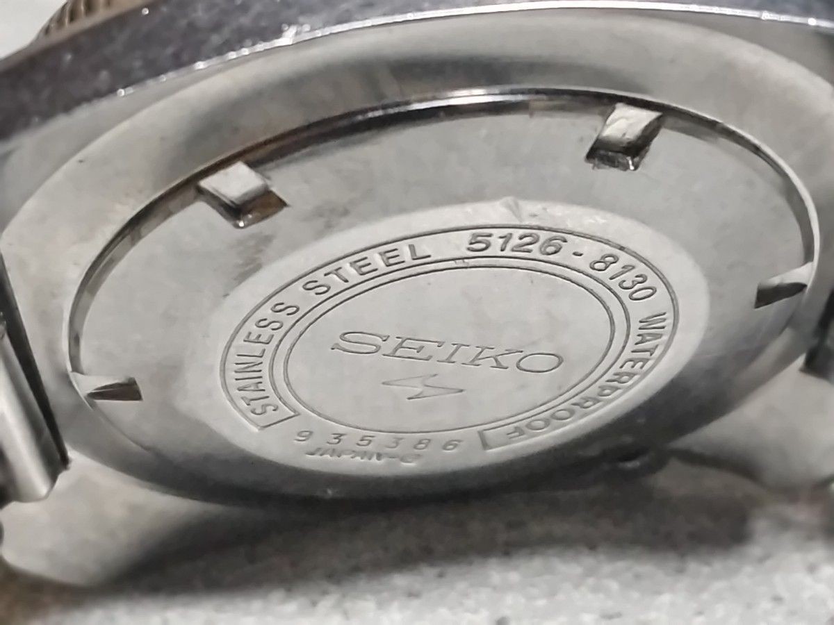 Seiko 5126-8130 5 Sports Original Automatic Vintage Watch Working Japan
