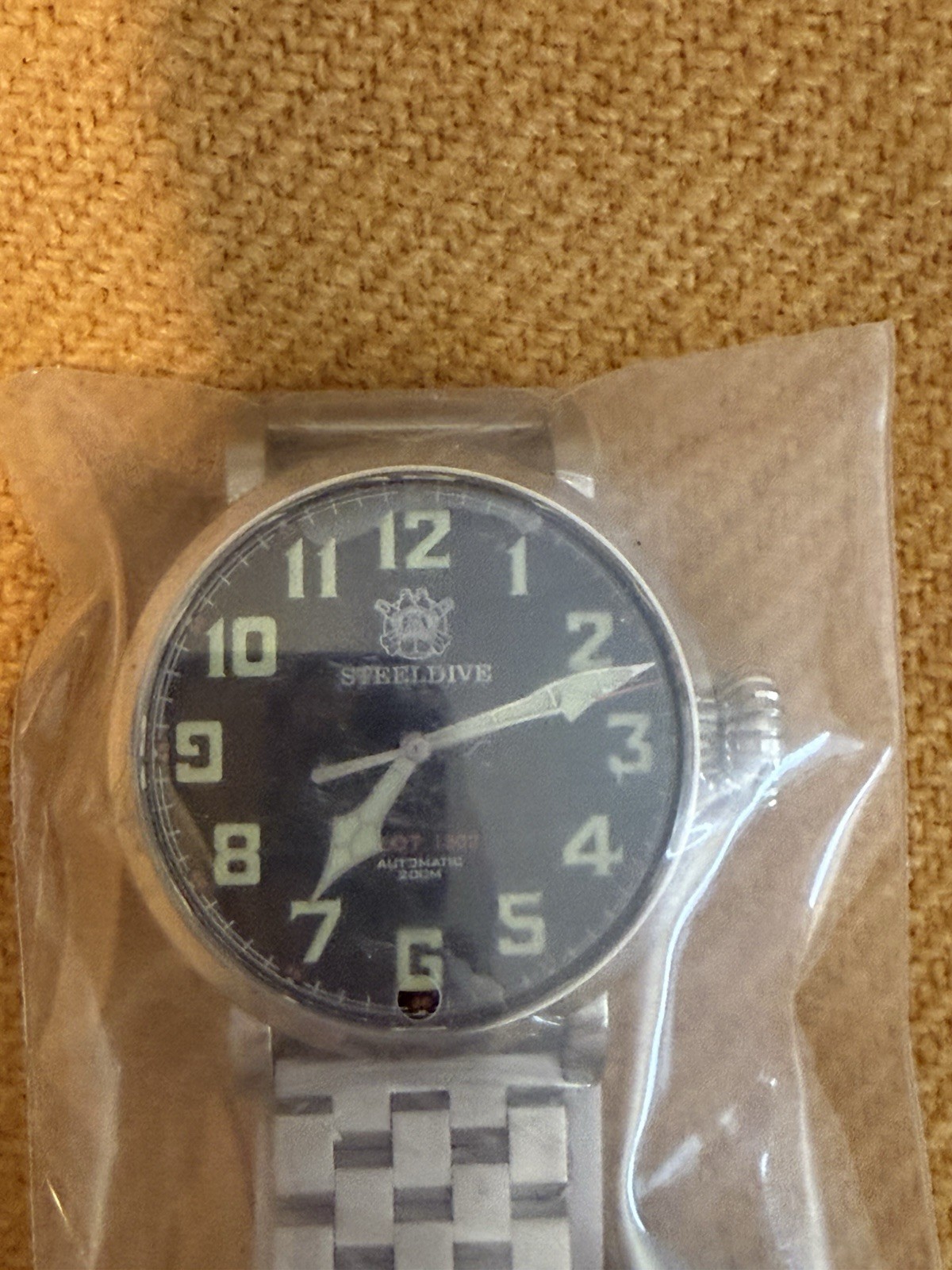 STEELDIVE SD PILOT 46.5mm Dial Automatic Sapphire Crystal NH35