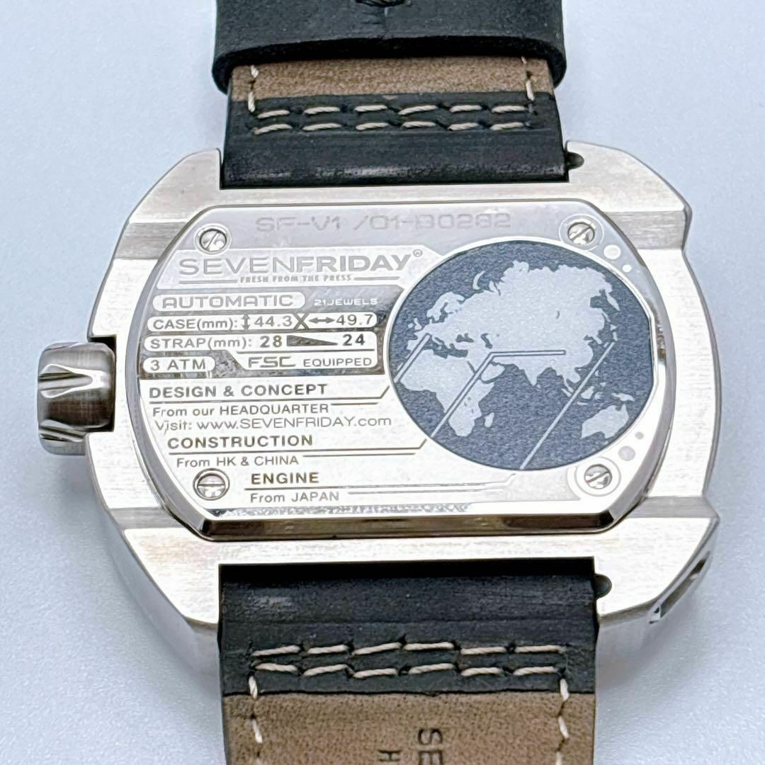 SEVENFRIDAY SF series SF-V1/01 Small Second Automatic Watch Men Excellent