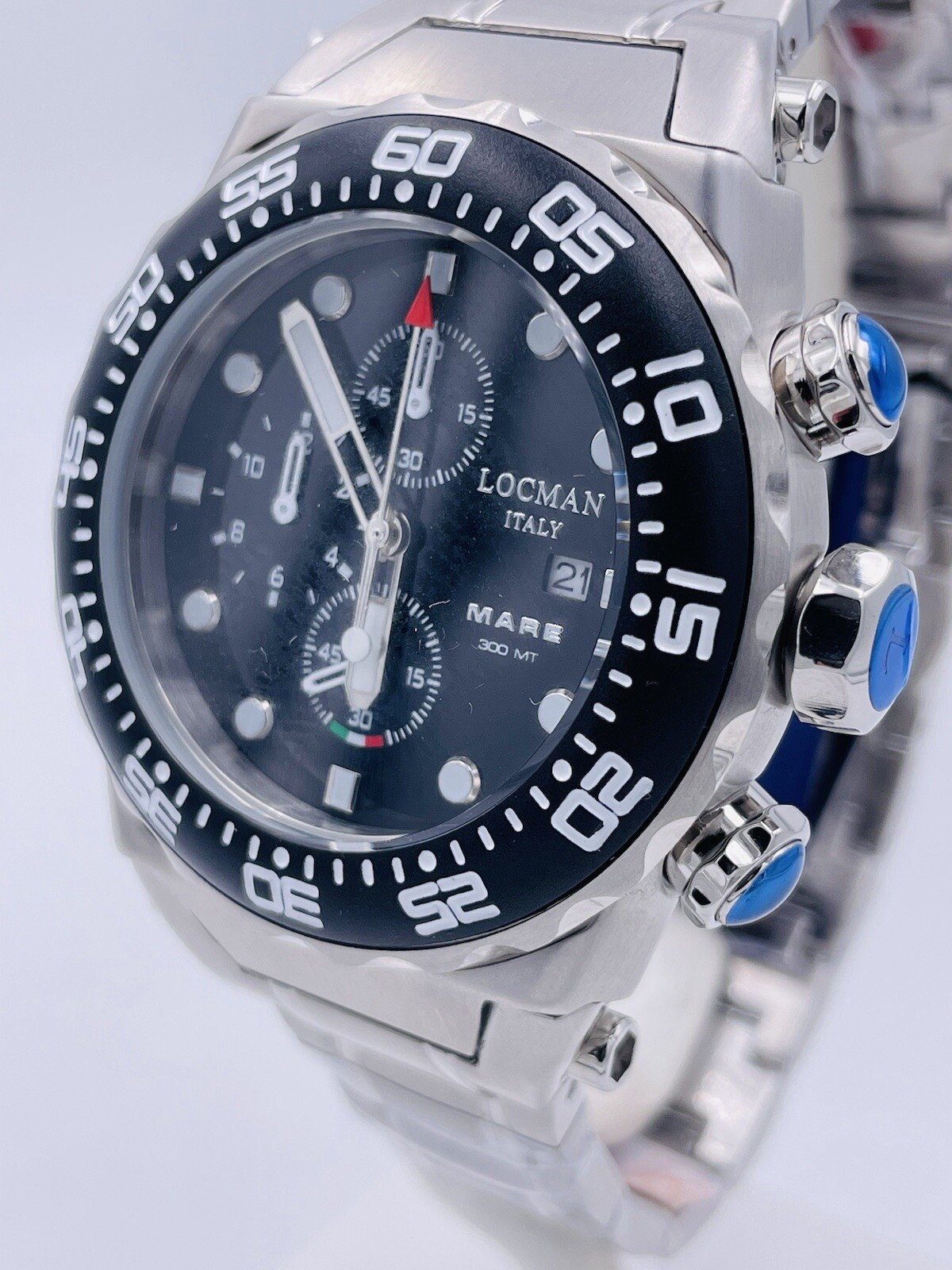 Locman New Mare Chrono 560ACK/498 Wr300m Steel Very Discounted New