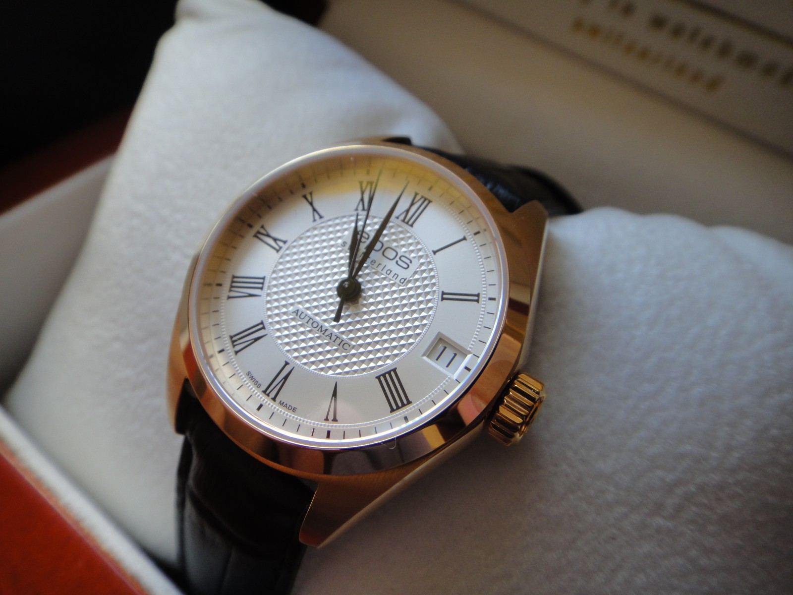Genuine EPOS 4411.131 (Switzerland) Lady’s Women’s automatic Watch white & gold