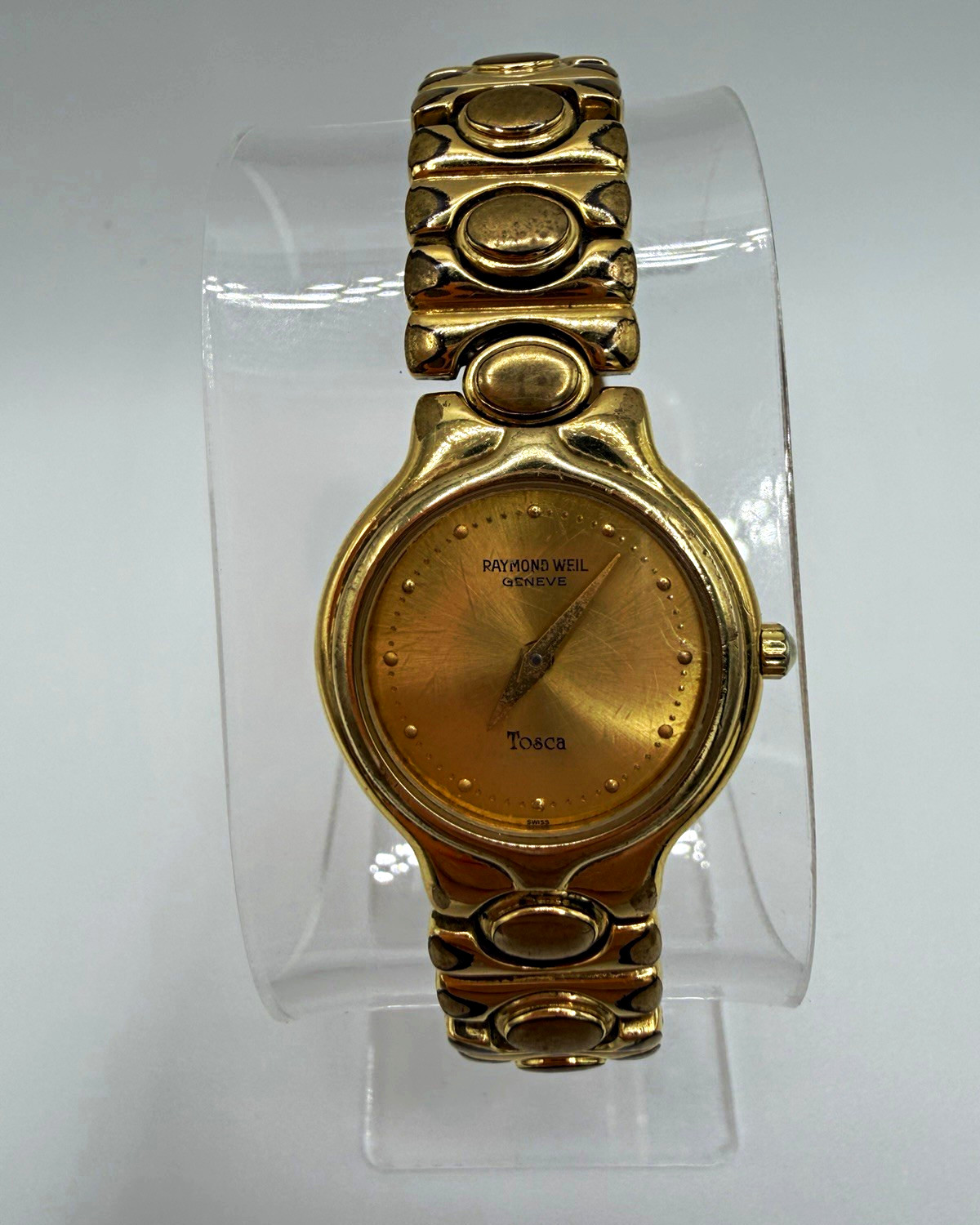 Raymond Weil Tosca Gold Tone Swiss Quartz Women’s Watch Runs Original Bracelet
