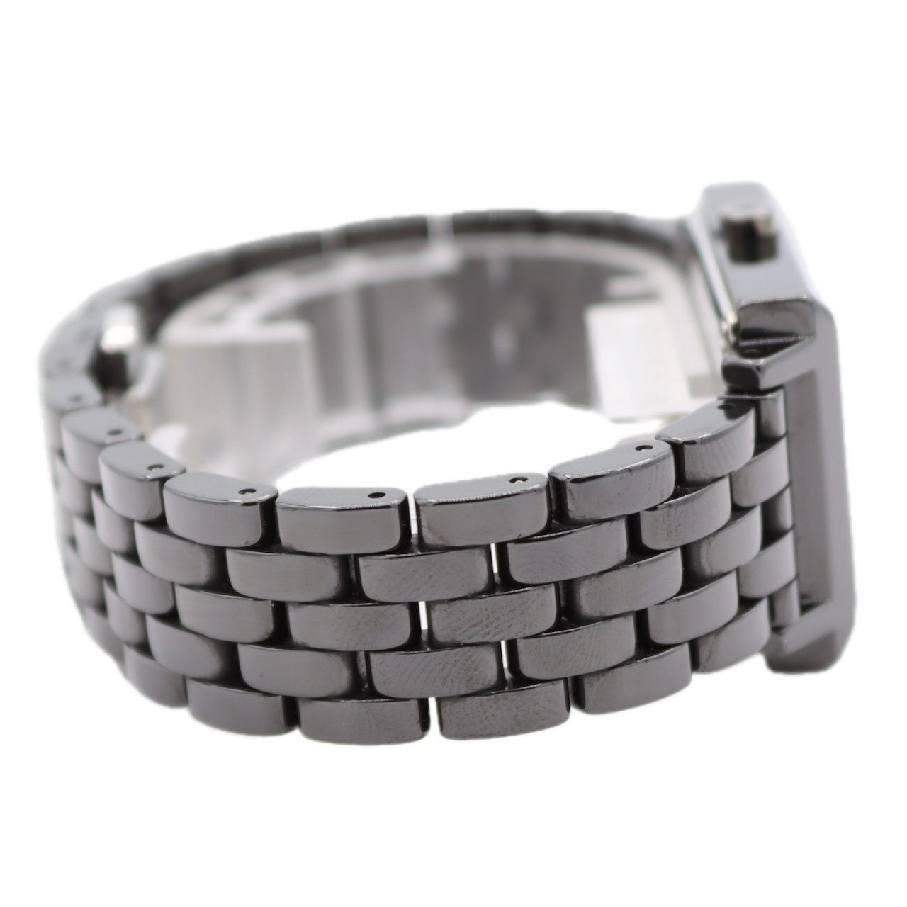26mm MVMT Signature Square Ceramic Ladies Quartz Wristwatch Japan Gloss Black