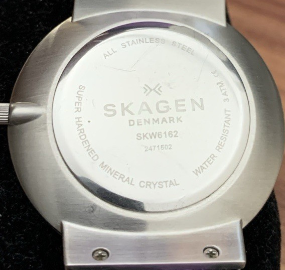 Skagen Denmark Men’s Watch SKW6162 Quartz Gray Dial Black Barton Strap 41mm