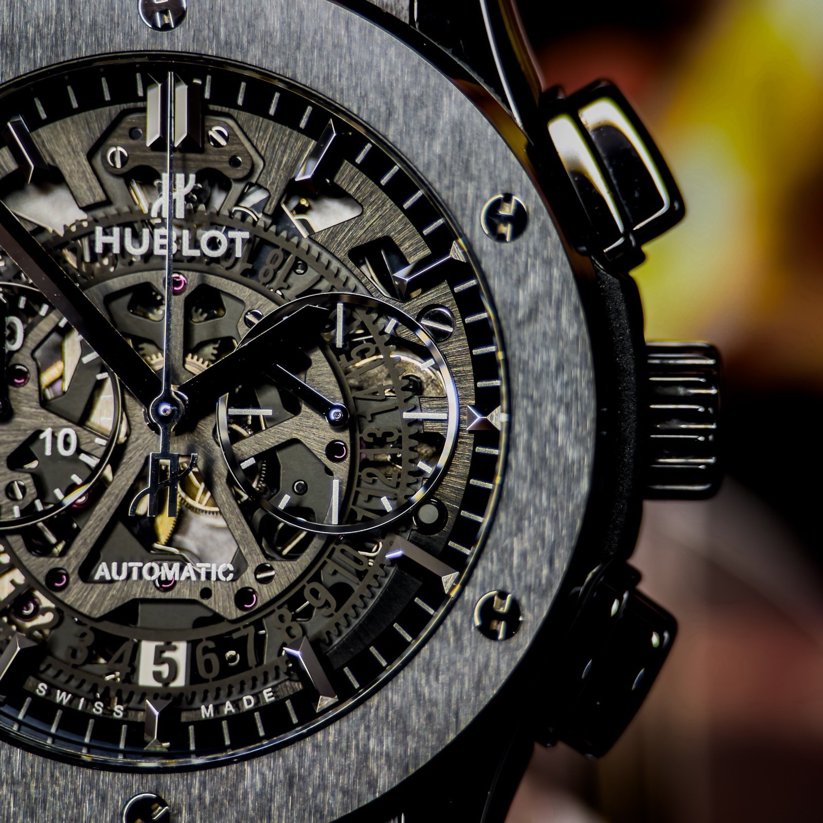 Hublot Classic Fusion Aerofusion Black Magic Skeleton 525.cm.0170.rx Box&Papers