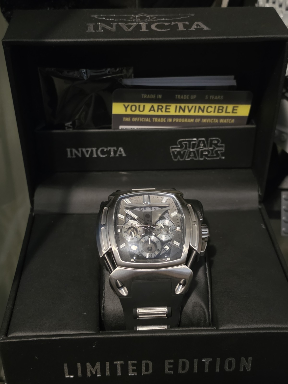 Invicta Star Wars Mandalorian Men’s 53mm Diablo Limited Chronograph Watch 37371