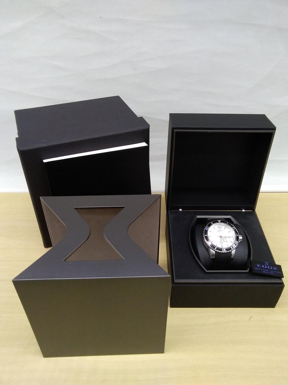 [B1N] Edox Chronorally S 84300 Stainless Steel Quartz Men Watch [w8p]