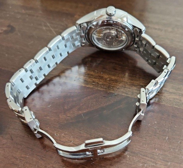 Hamilton Jazzmaster Open Heart Automatic Blue Men’s Watch SS Bracelet & Leather