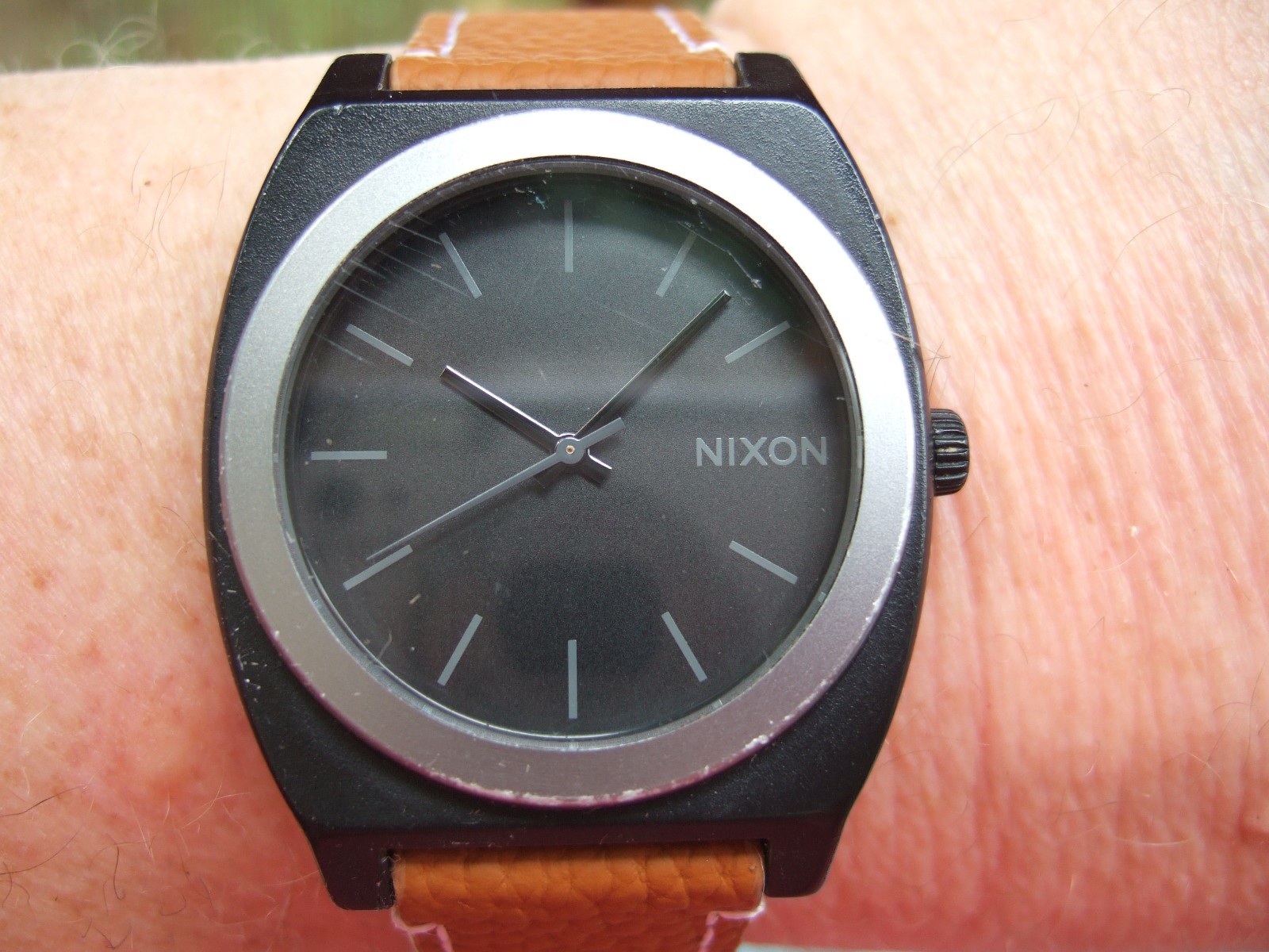 Men’s Nixon Minimal “The Time Teller” Black Polycarbonate watch!