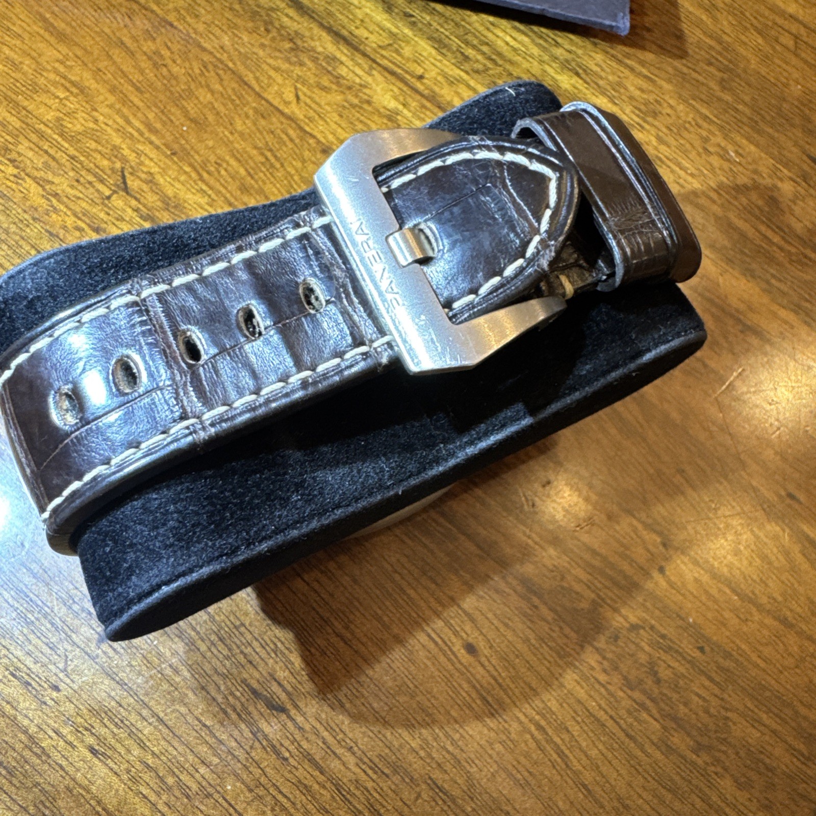 Panerai Luminor Marina 44mm Titanio Tobacco Brown PAM00351 Automatic Strap