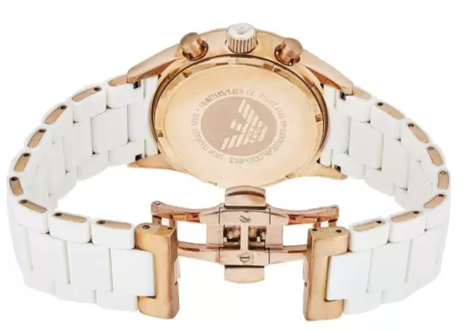 Emporio Armani Men’s Sportivo Chronograph Watch Rose Gold PVD AR5919