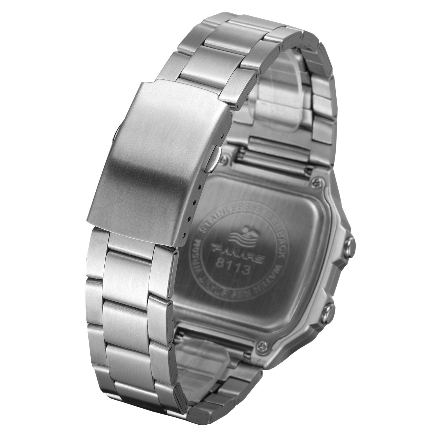 Luxury Military Men Watch Waterproof Luminous Date Chronograph Stainless Steel