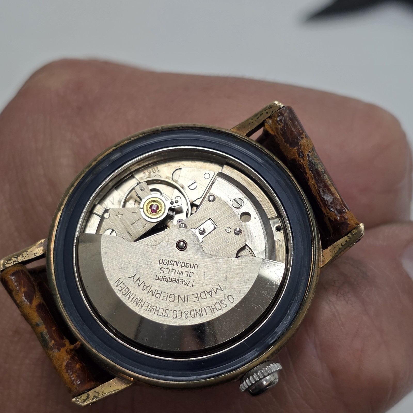 Vintage O. Schlund & CO OSCO Swiss 1960’s Automatic 17J Men’s Watch Germany