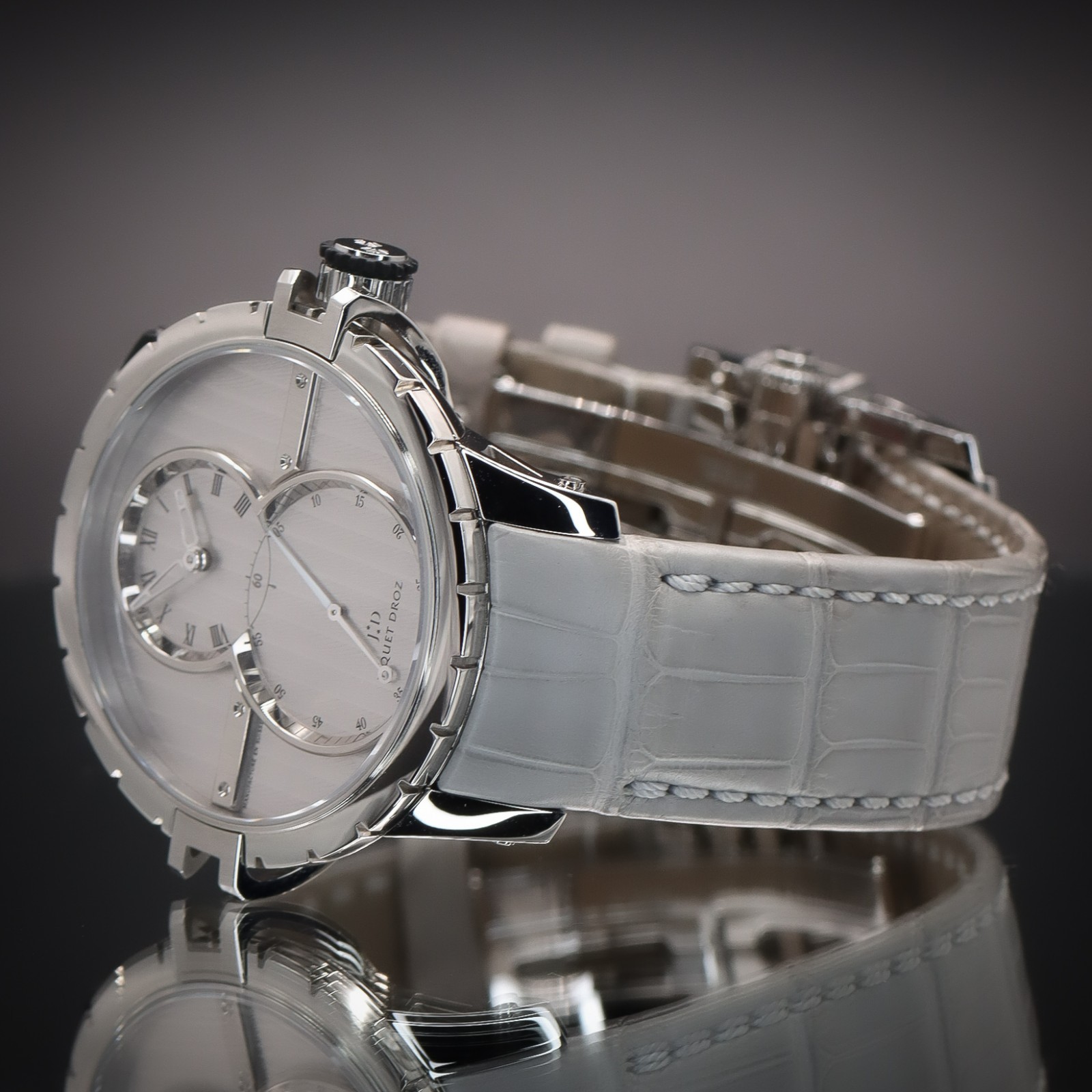 JAQUET DROZ Grande Seconde SW | Stainless Steel | Ref. J029020242 | Full Set