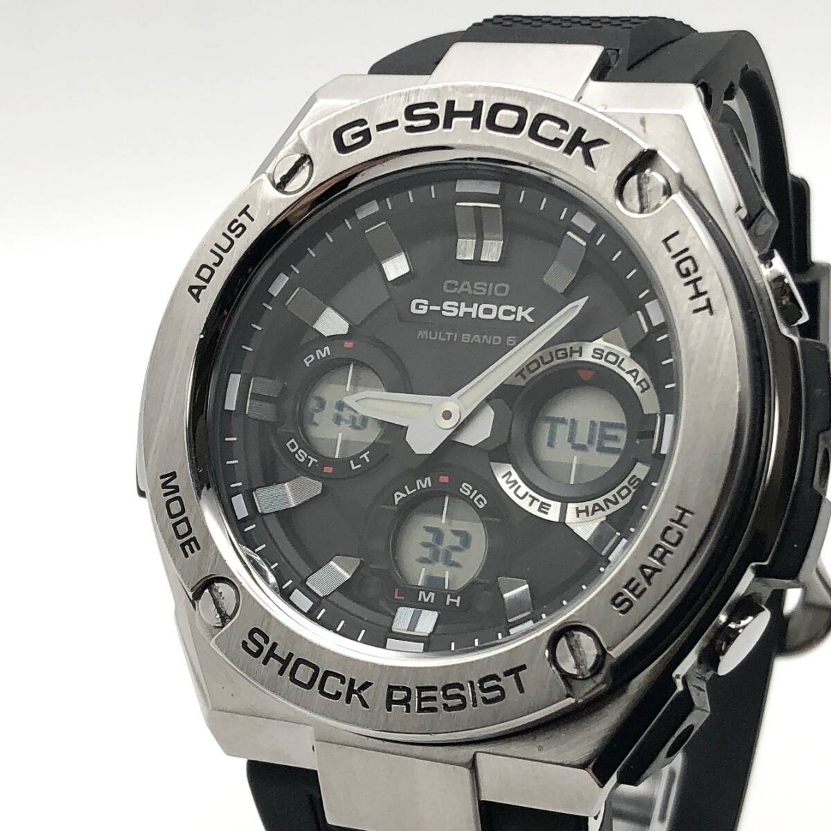 Excellent Condition Working CASIO G SHOCK GST W110 Tough Solar Men’s Watch a0052