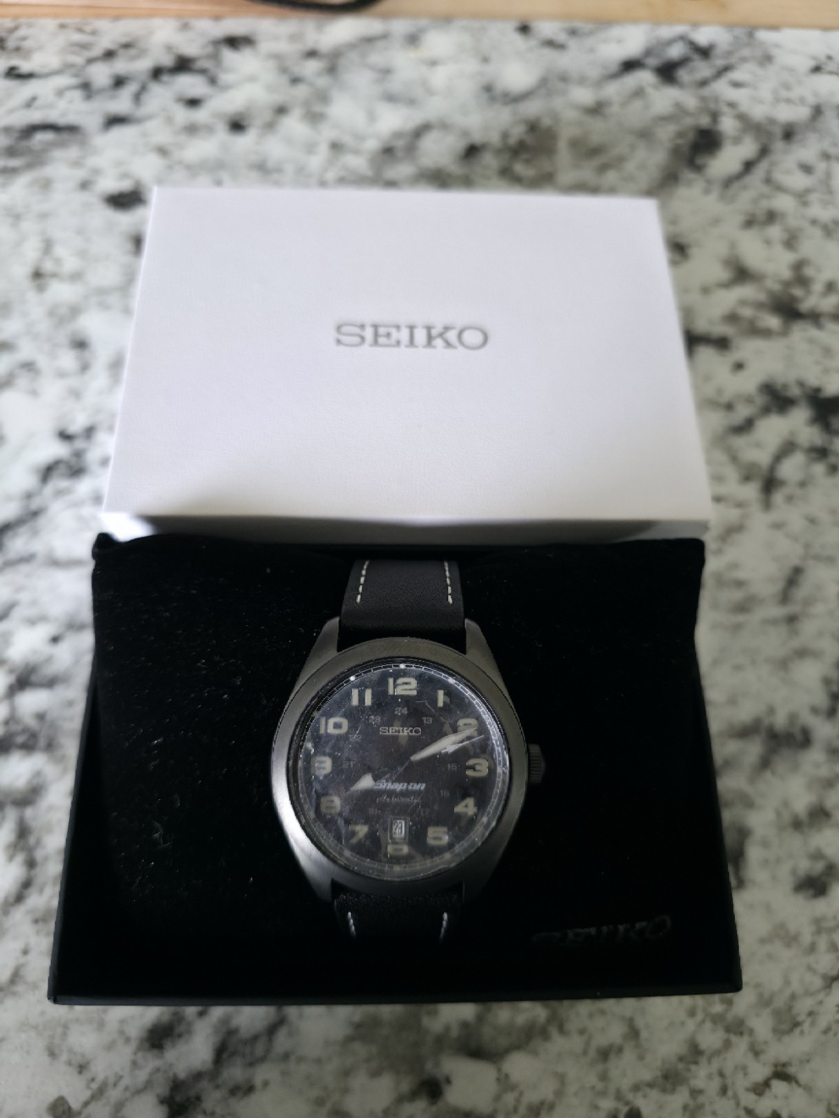Snap-On Tools/Seiko -Exclusive Limited Edition Watch – Full Set- SRPJ77