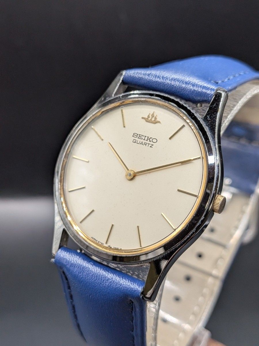 1988 SEIKO Galaxy 5Y30-7B10 Quartz 2-Hand Vintage Japan Men’s Watch New Band