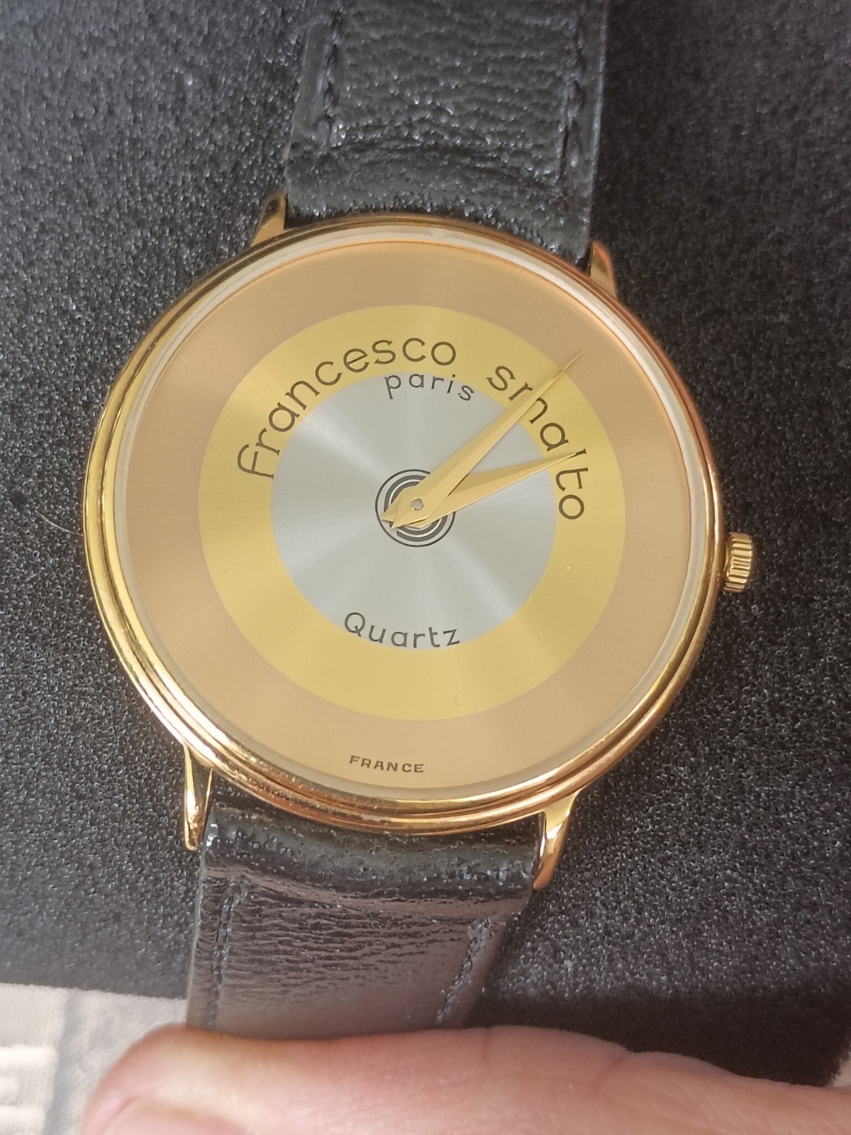 Francesco Smalto Paris Quartz France WATCH Vintage 💥 Best Offer 💥