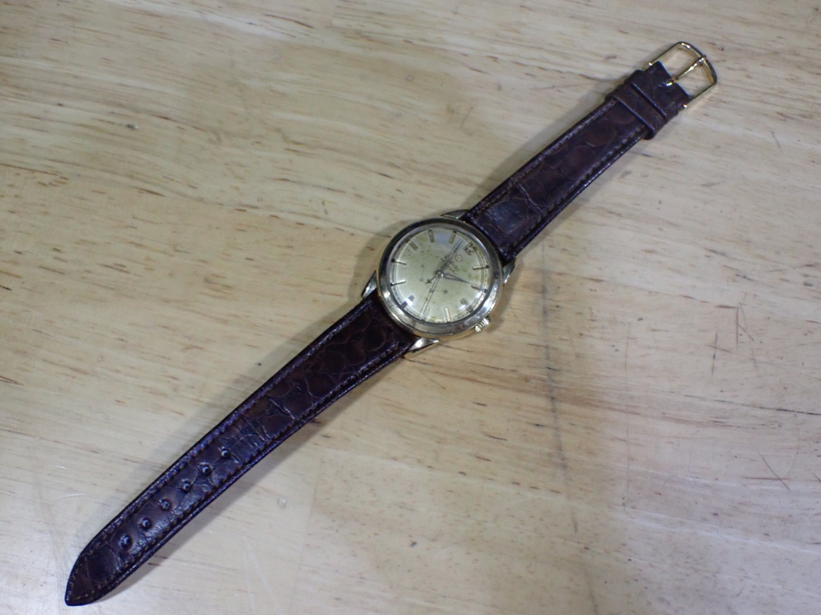 Zodiac 1424 Autographic Men’s Power Reserve Wristwatch runs Tropic Dial READ