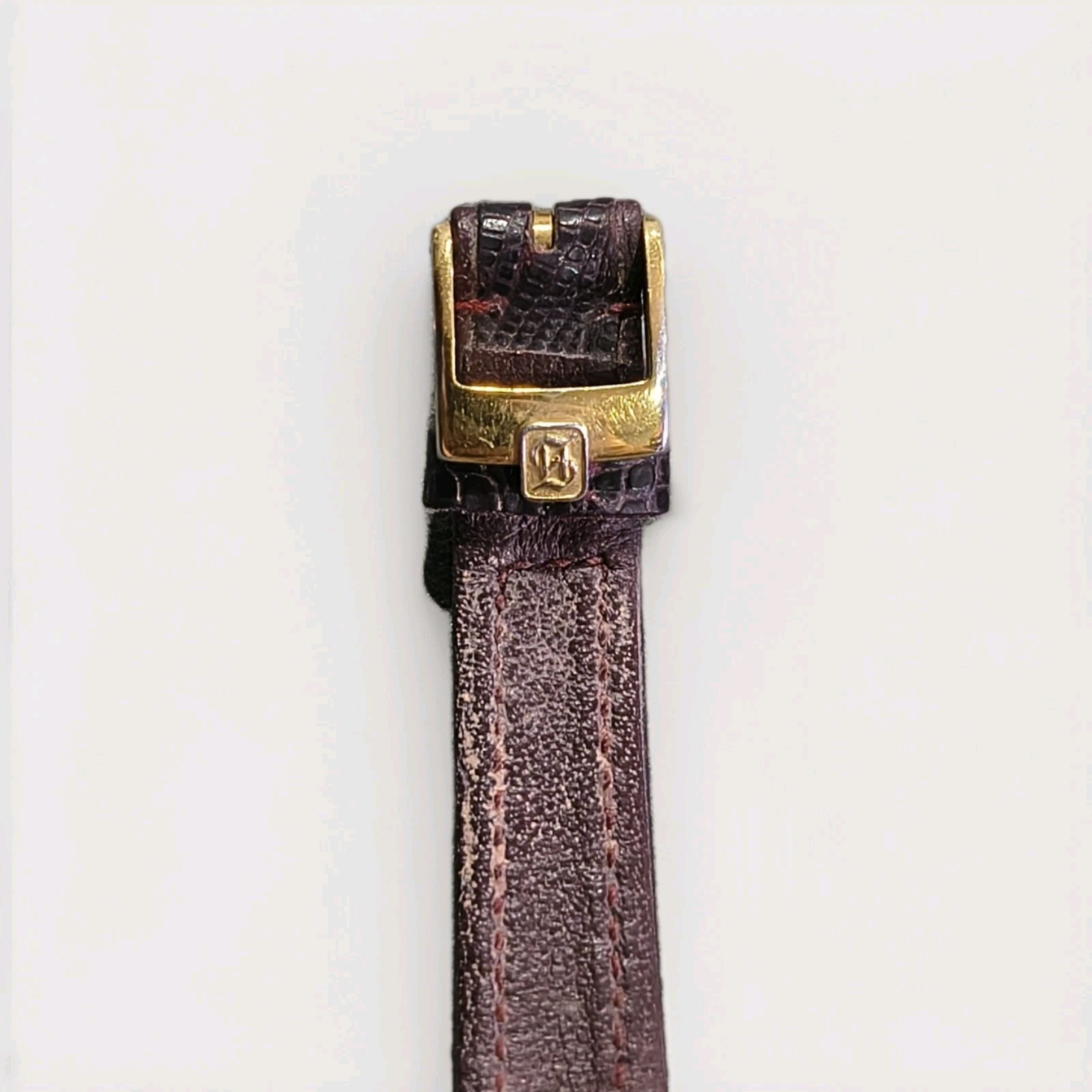 🔥H.Stern Sapphire Safira 18 K Gold Quartz Diamond Ladies Watch Leather Band🔥