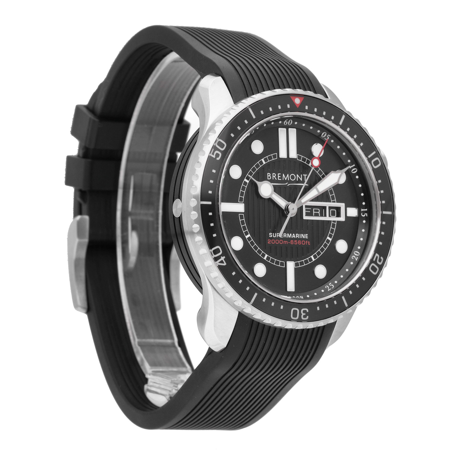 Bremont S2000 Stainless Steel Black Dial 45mm Automatic Men’s Watch S2000-BK-S