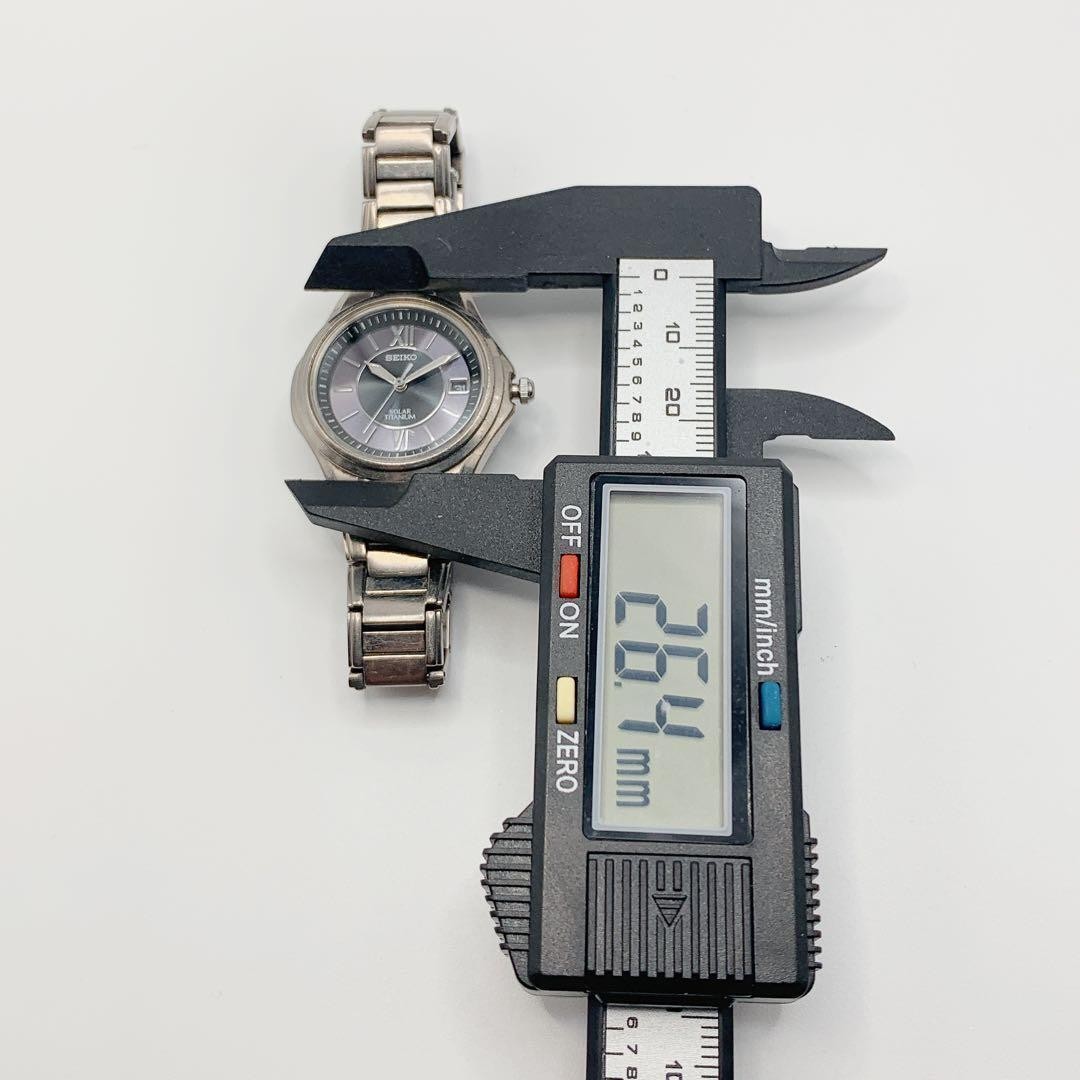 [Working Condition] SEIKO Titanium Women’s Watch, Solar Powered, Lightweight