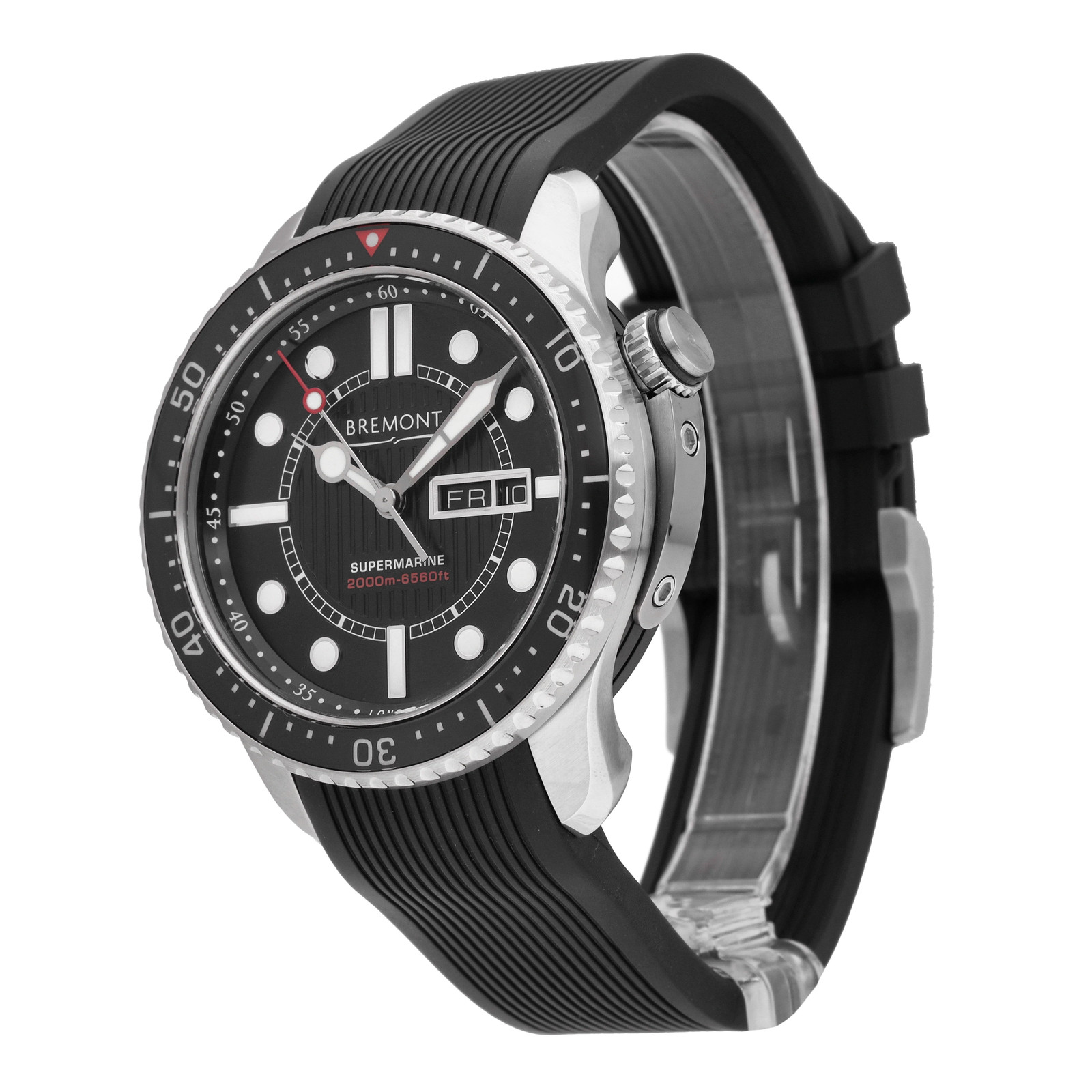 Bremont S2000 Stainless Steel Black Dial 45mm Automatic Men’s Watch S2000-BK-S