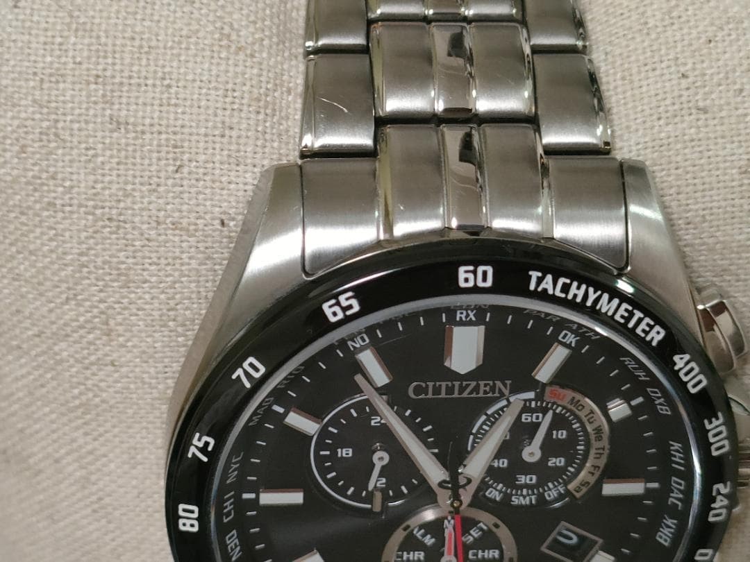 Citizen Eco Drive Radio Watch Chronograph Model CB5874 90E