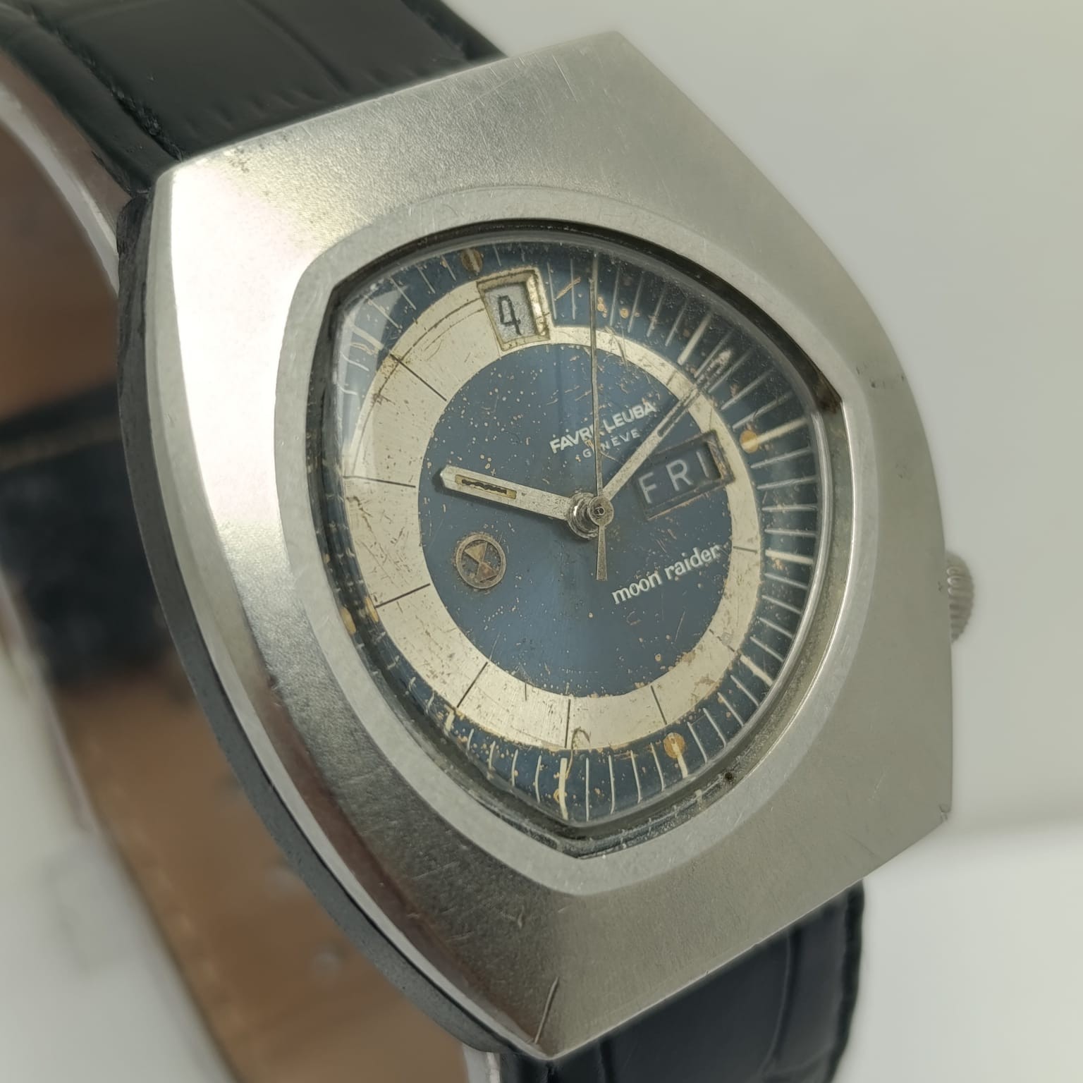 Favre Leuba Moon Raider Asymmetrical Automatic Vintage Men’s Watch