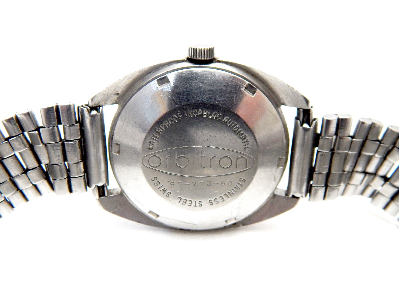 Watch MONDIA Arbitron Automatic 25 Jewels Case Steel Circa 1960 Men 36mm Working