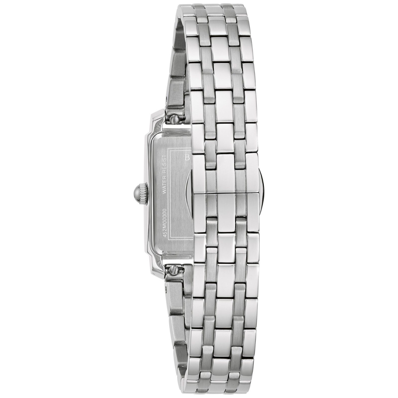Bulova Women’s Classic Quartz Gemmed Silver Stainless Steel Watch 21 MM 96P252