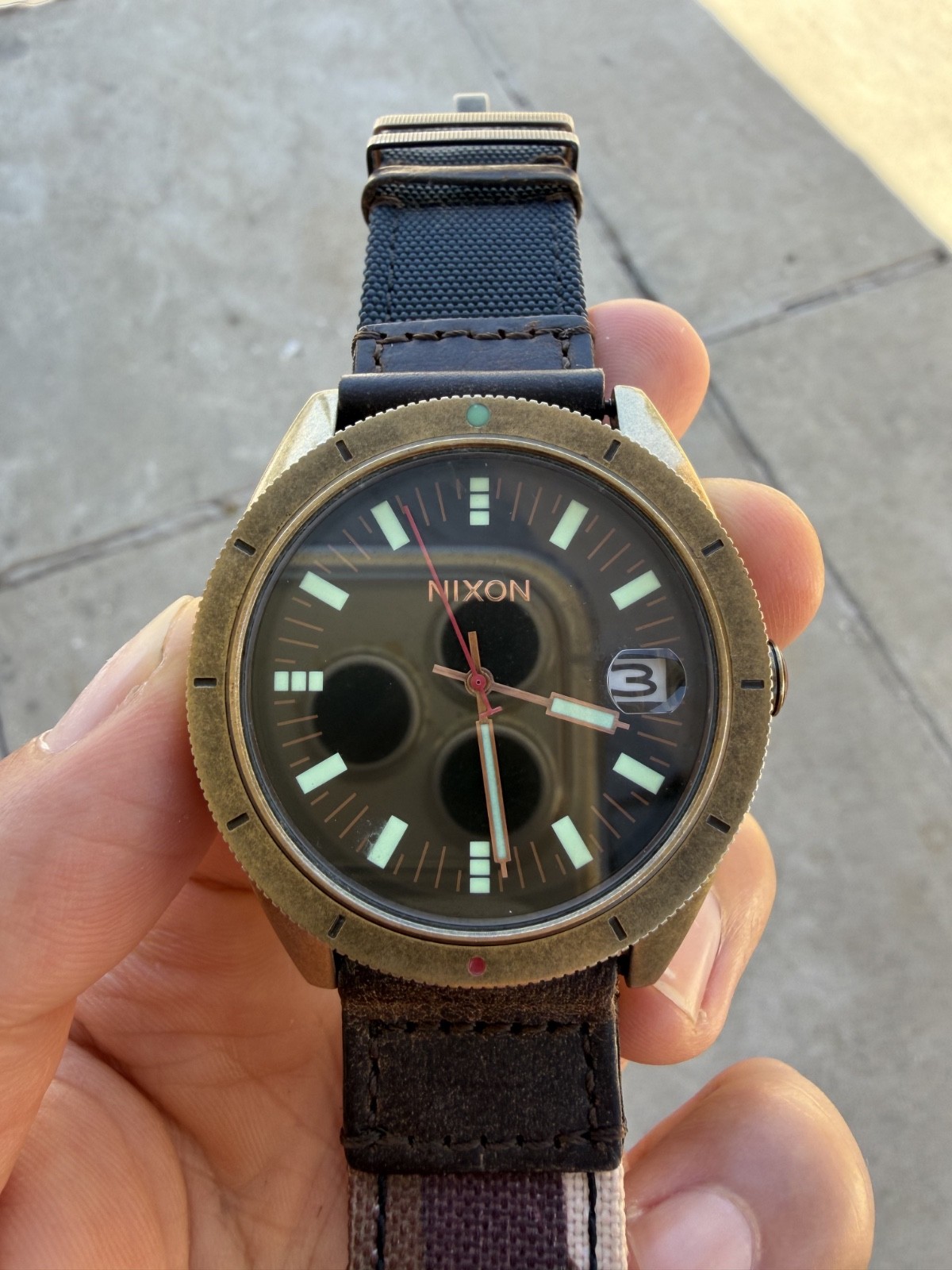 Nixon Wanderlust The Rover 100M Stainless Steel Japan Movement 14E – Camo