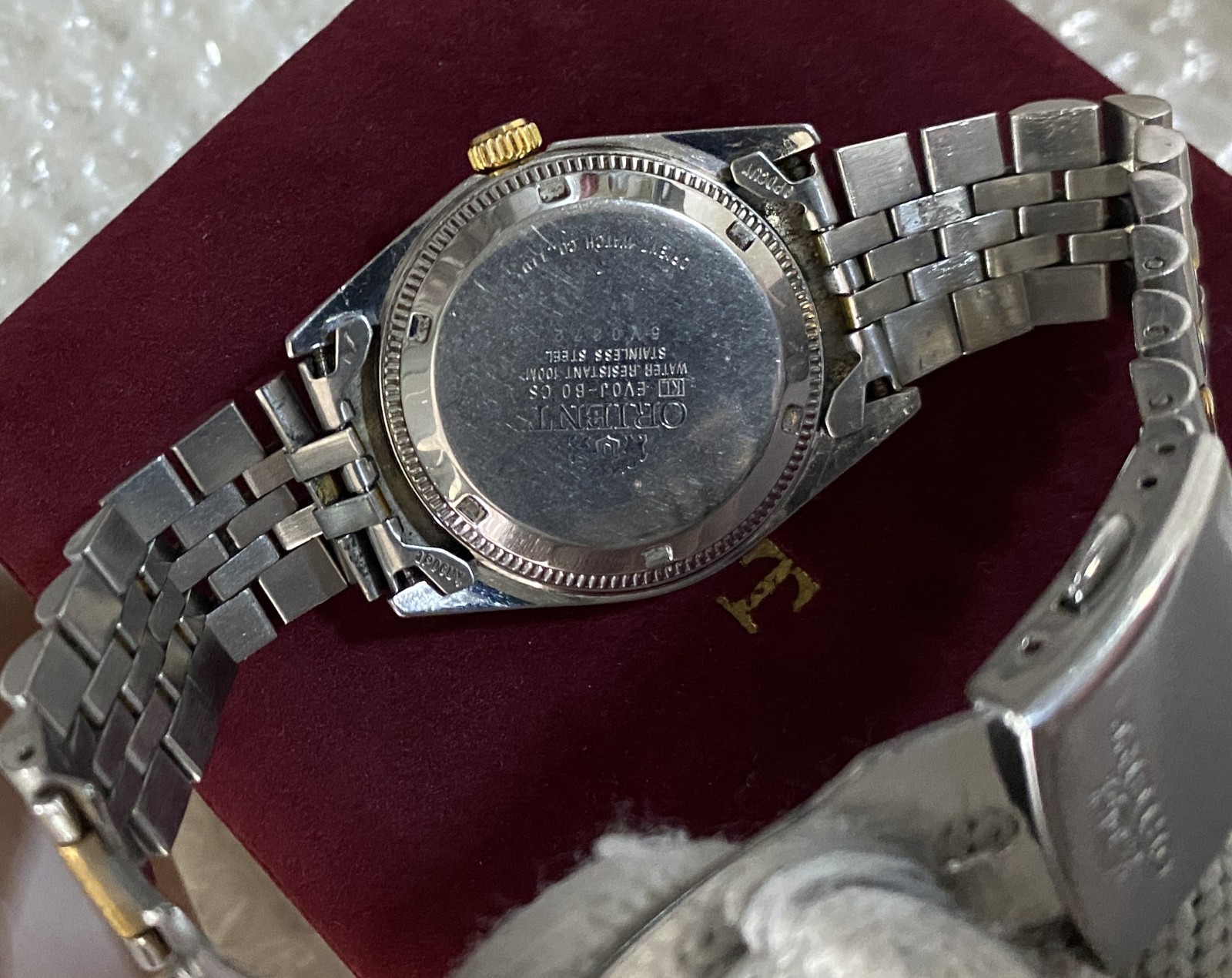 Orient Oyster President Automatic Gold Dial Sapphire Crystal Gents Watch