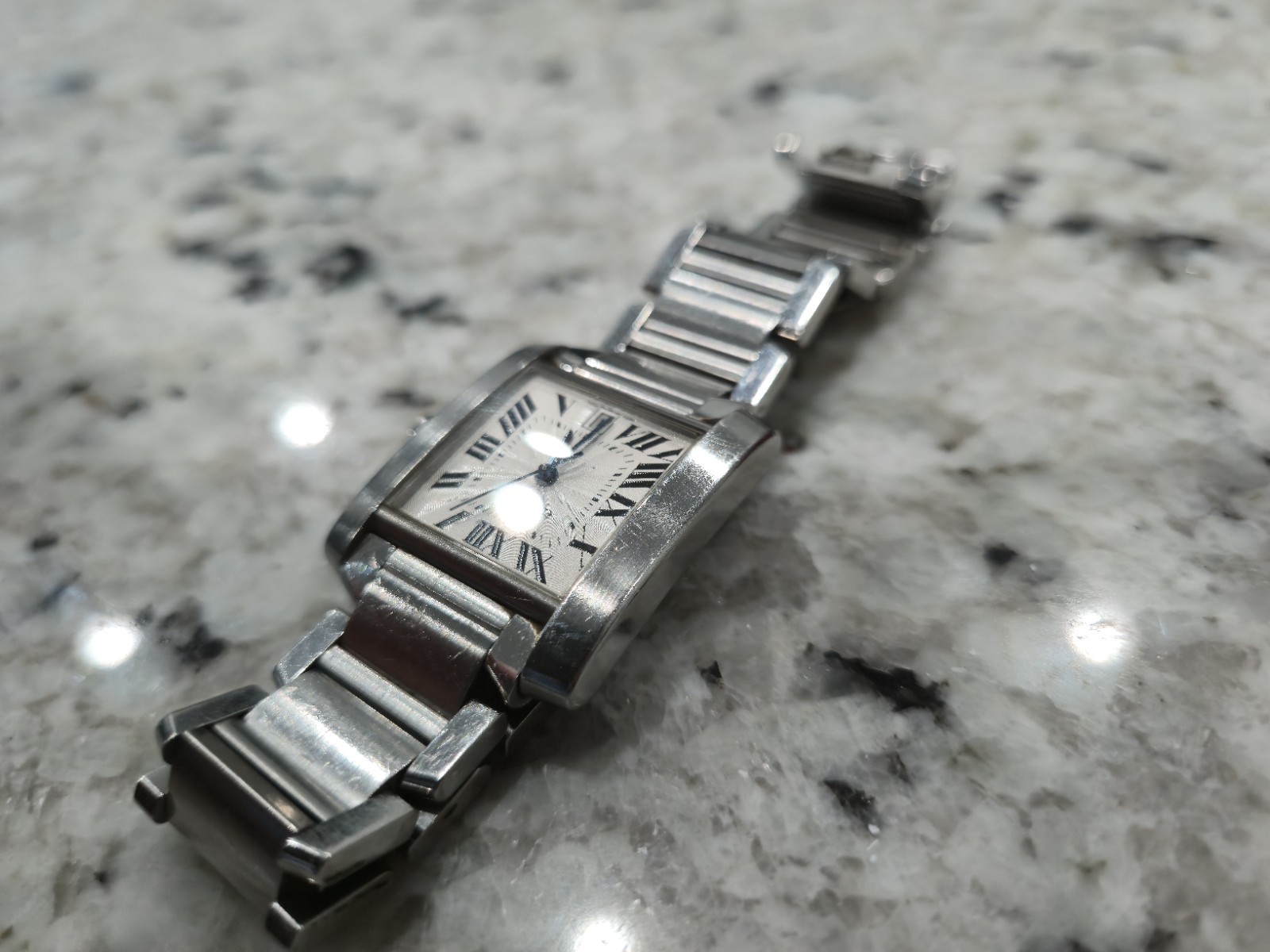 Authentic Cartier Tank Française Large Model W51002Q3 -Full Set, Box & Papers 09