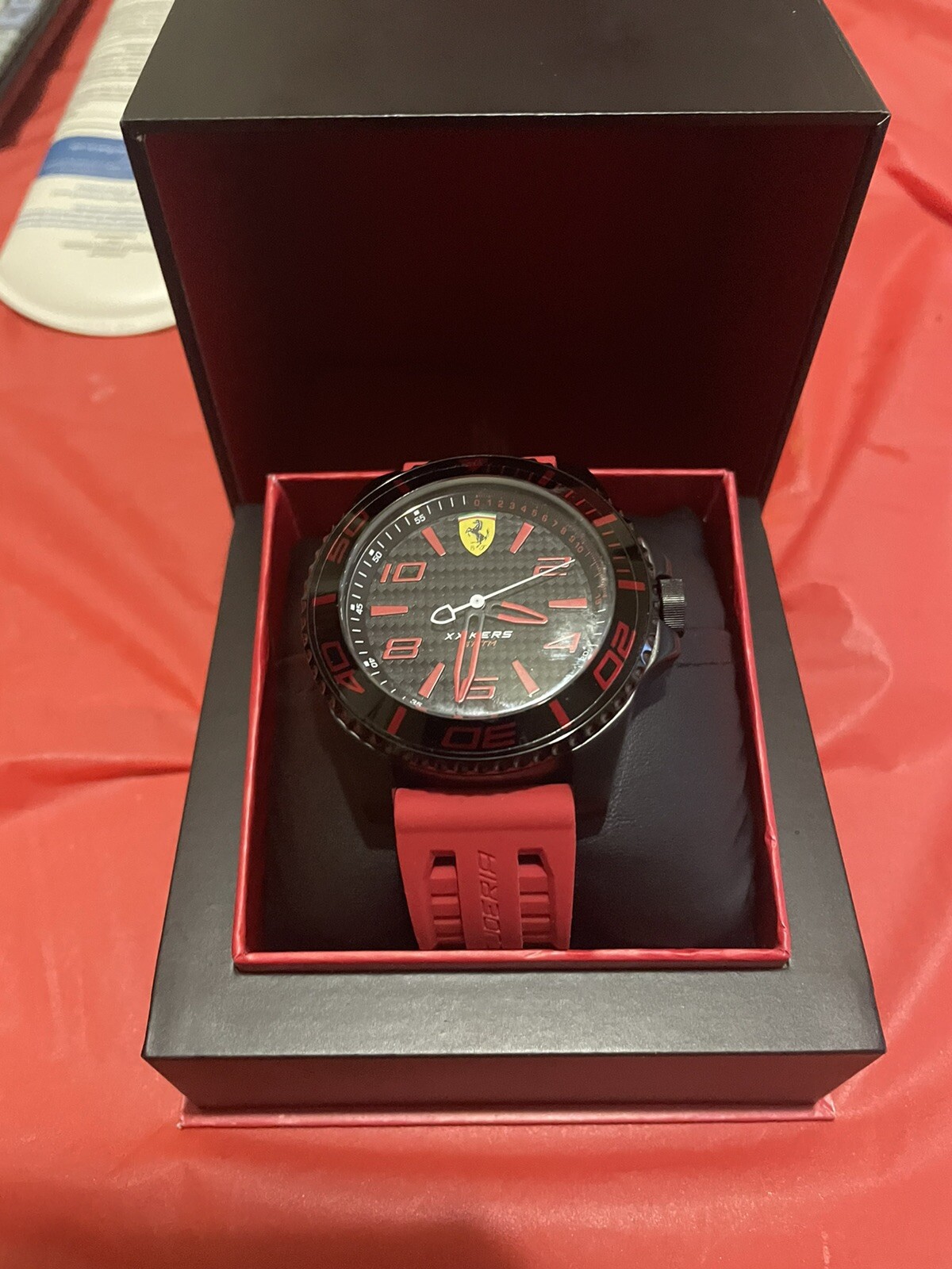 Men’s Watch Ferrari Stainless Steel Water Proof With 2 Years Factory Insurance
