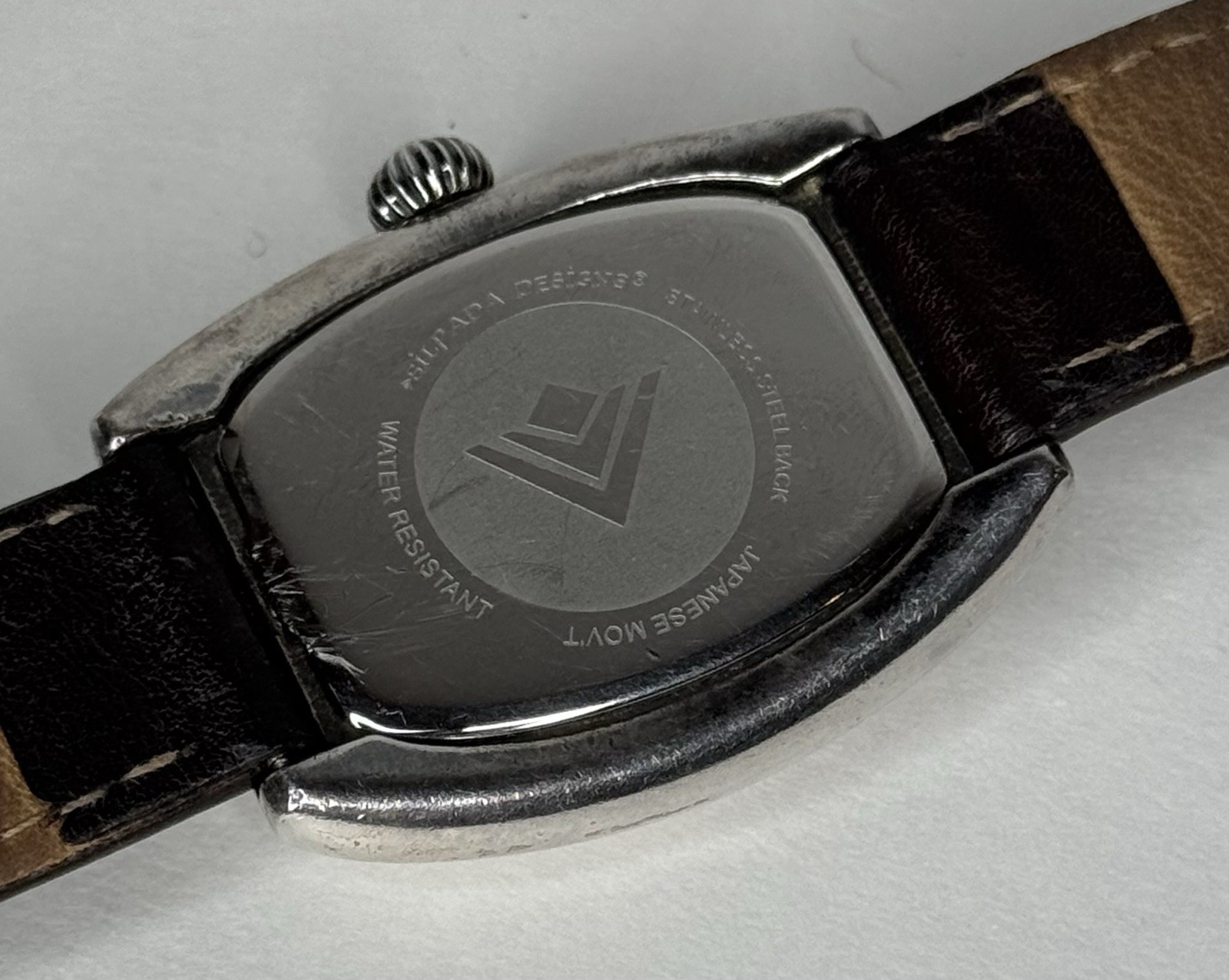 SILPADA DESIGNS Watch Women’s Vintage Analog Brown Leather Wrap-Around Band 30mm