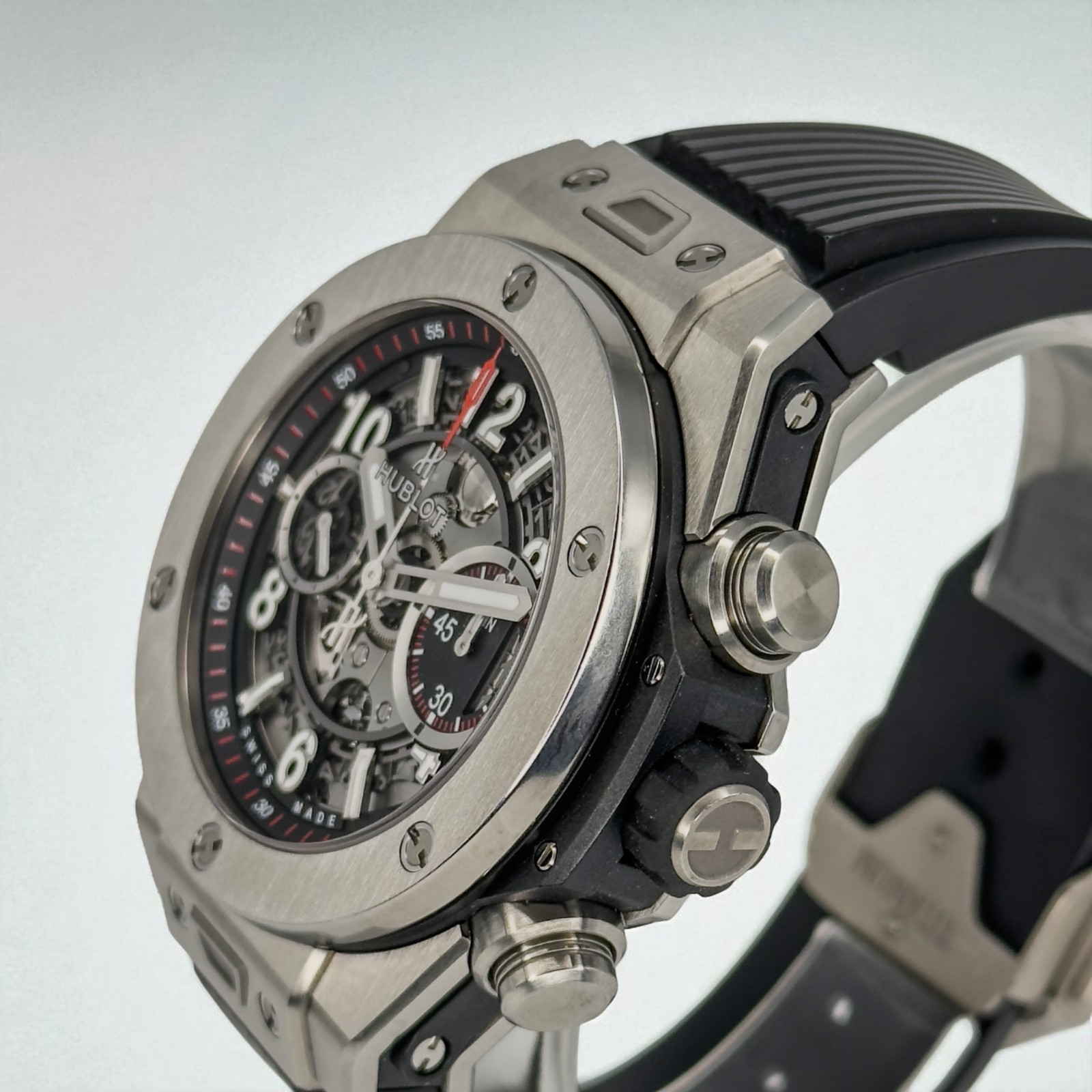 Hublot Big Bang Unico Men’s Watch – 411.NX.1170.RX, N Mint, Full set, MSRP: $23K